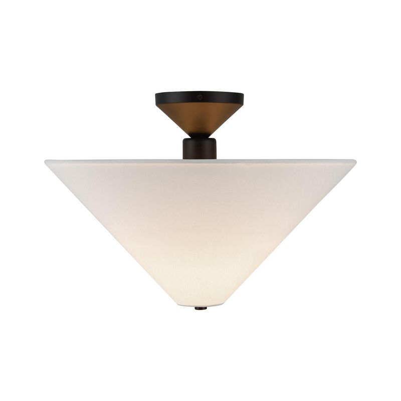 Peyton Fox Bridgette 16 Inch Semi Flush Mount by Alora Mood