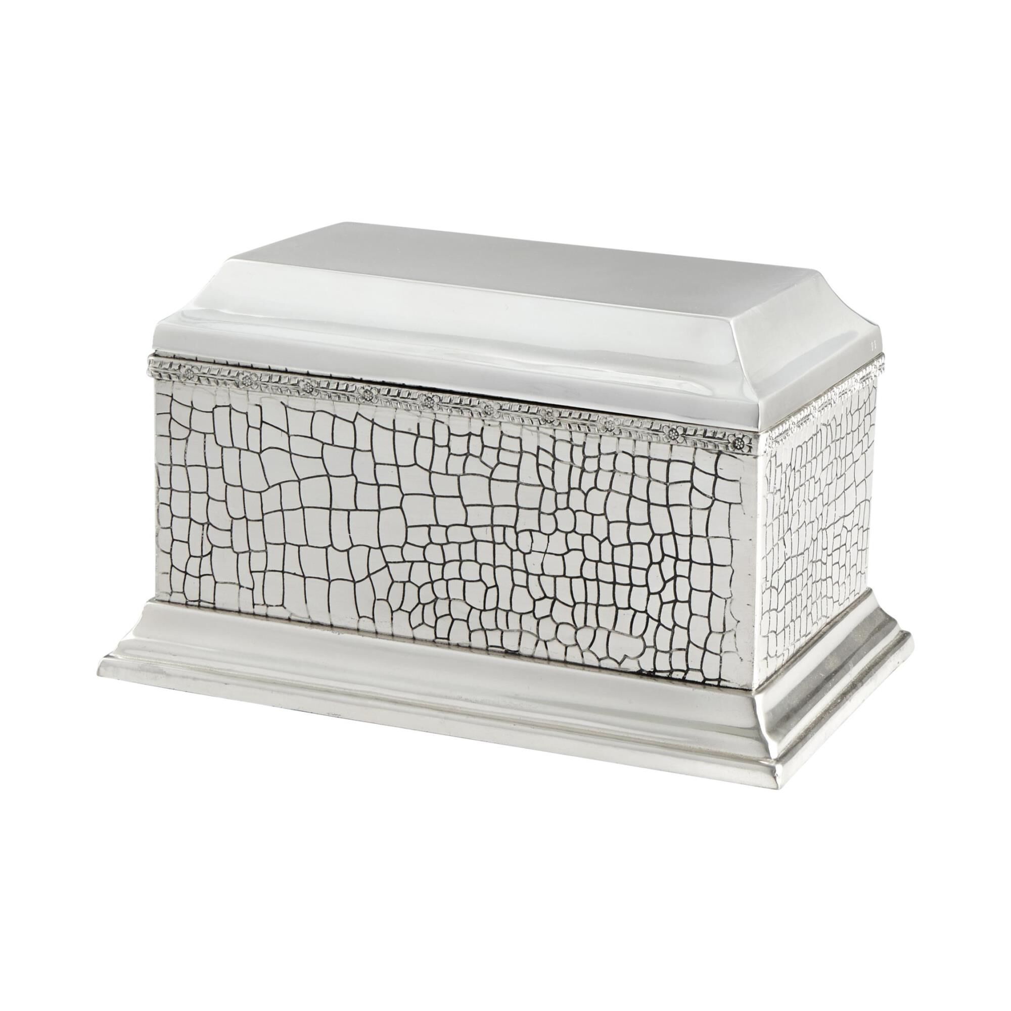 Shown in Antique Silver finish 