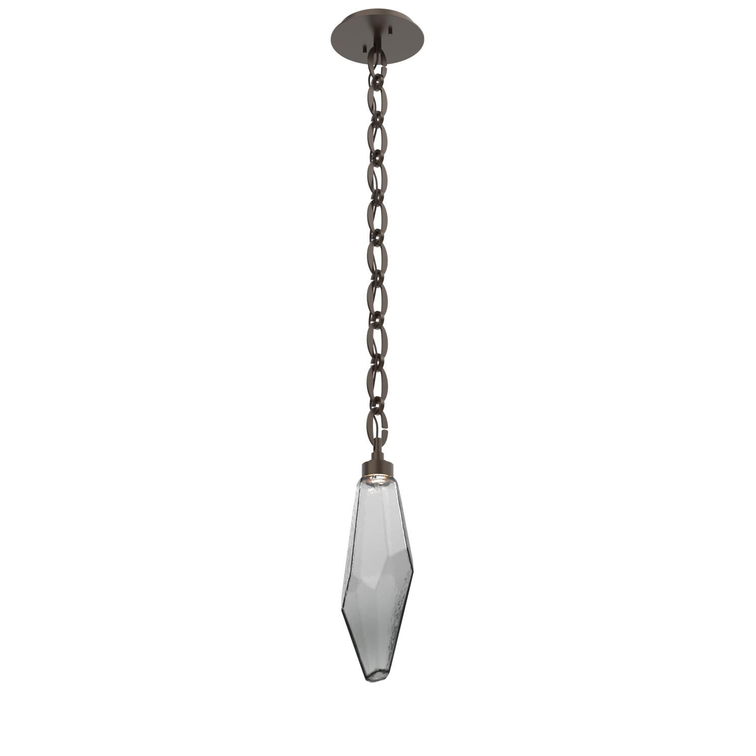 Levi Wilson Rock Crystal 6 Inch Mini Pendant by Hammerton Studio