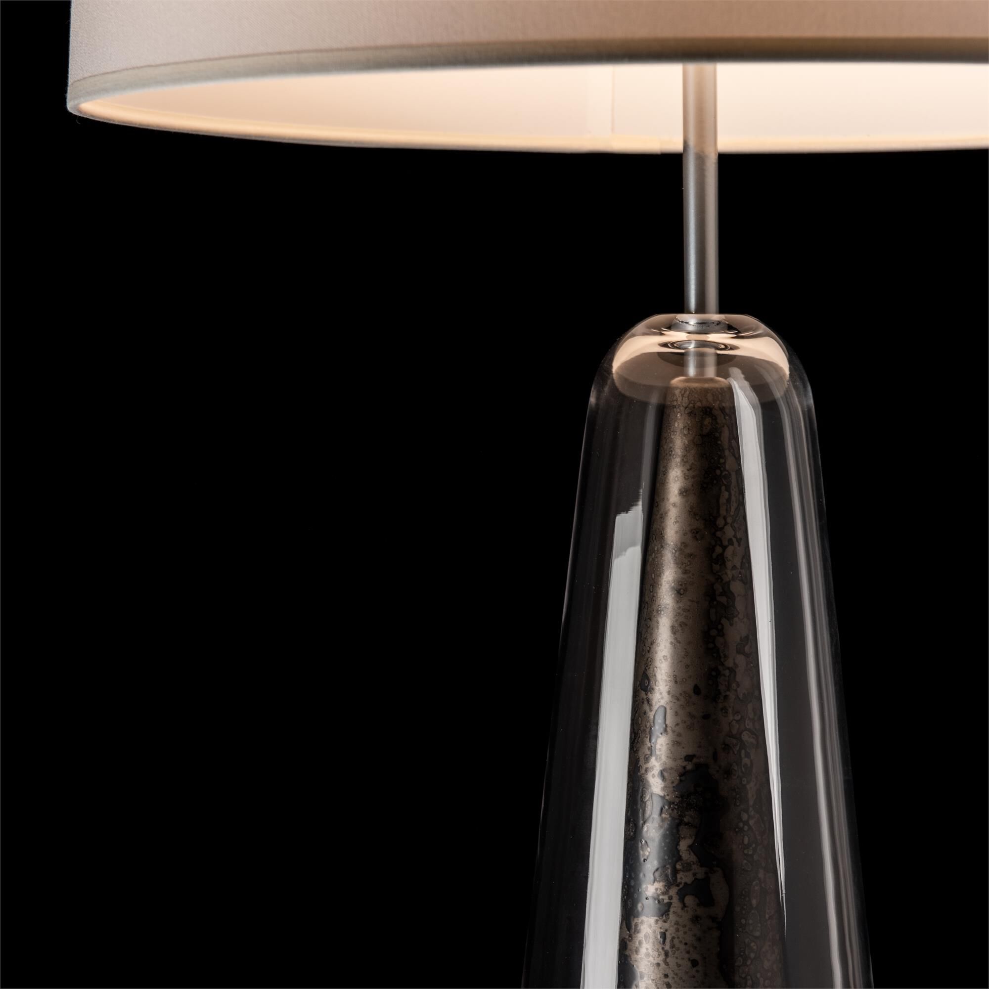 Shown in Sterling finish and Clear Steel accent