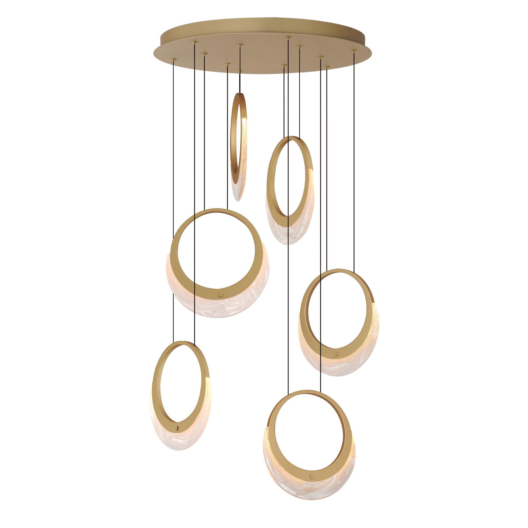 Lyra 20 Inch Multi Light Pendant by ET2 Lighting