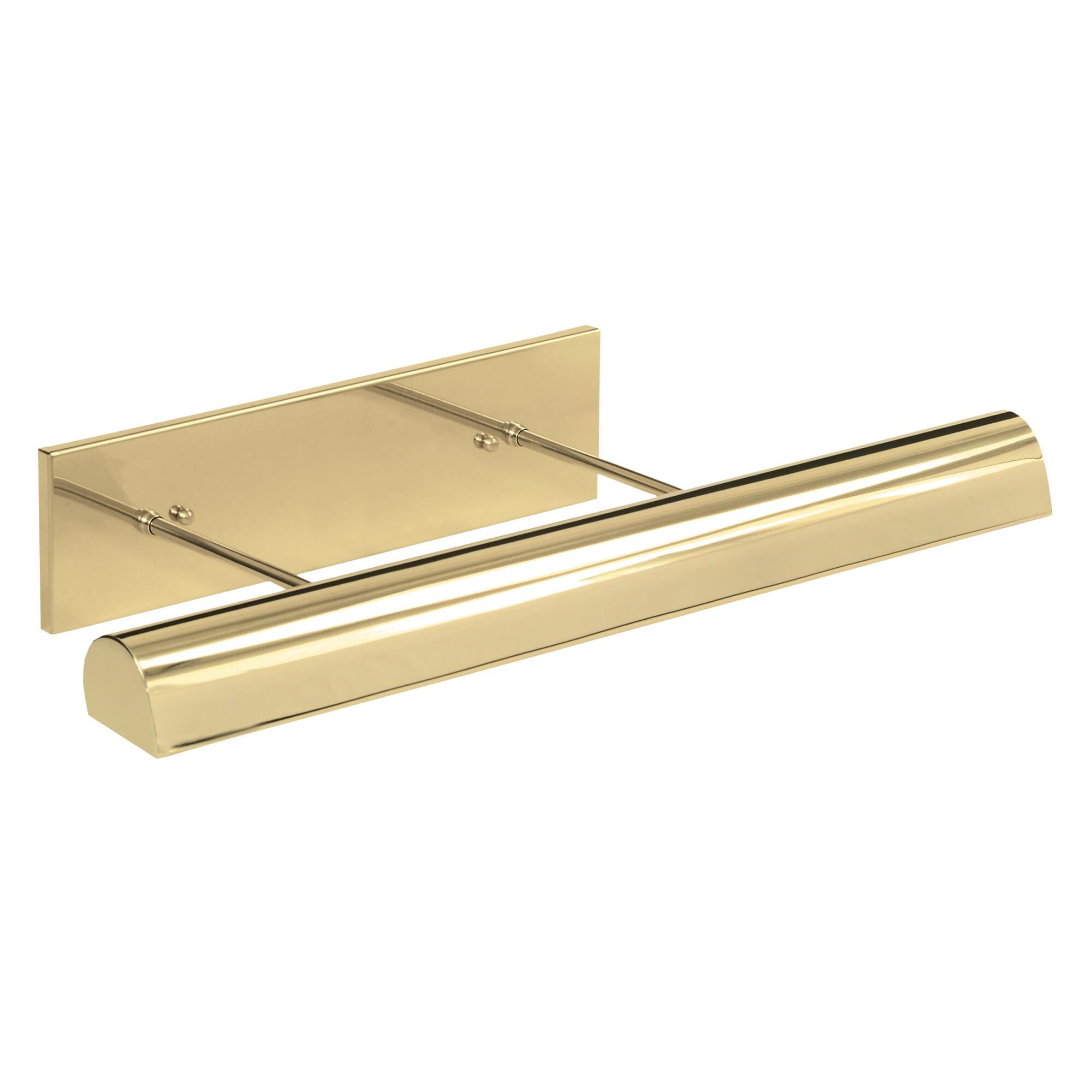 Shown in Polished Brass finish and Metal shade
