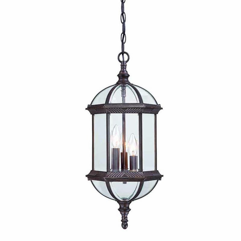 Dover 22 Inch Tall 3 Light Outdoor Hanging Lantern by Acclaim Lighting