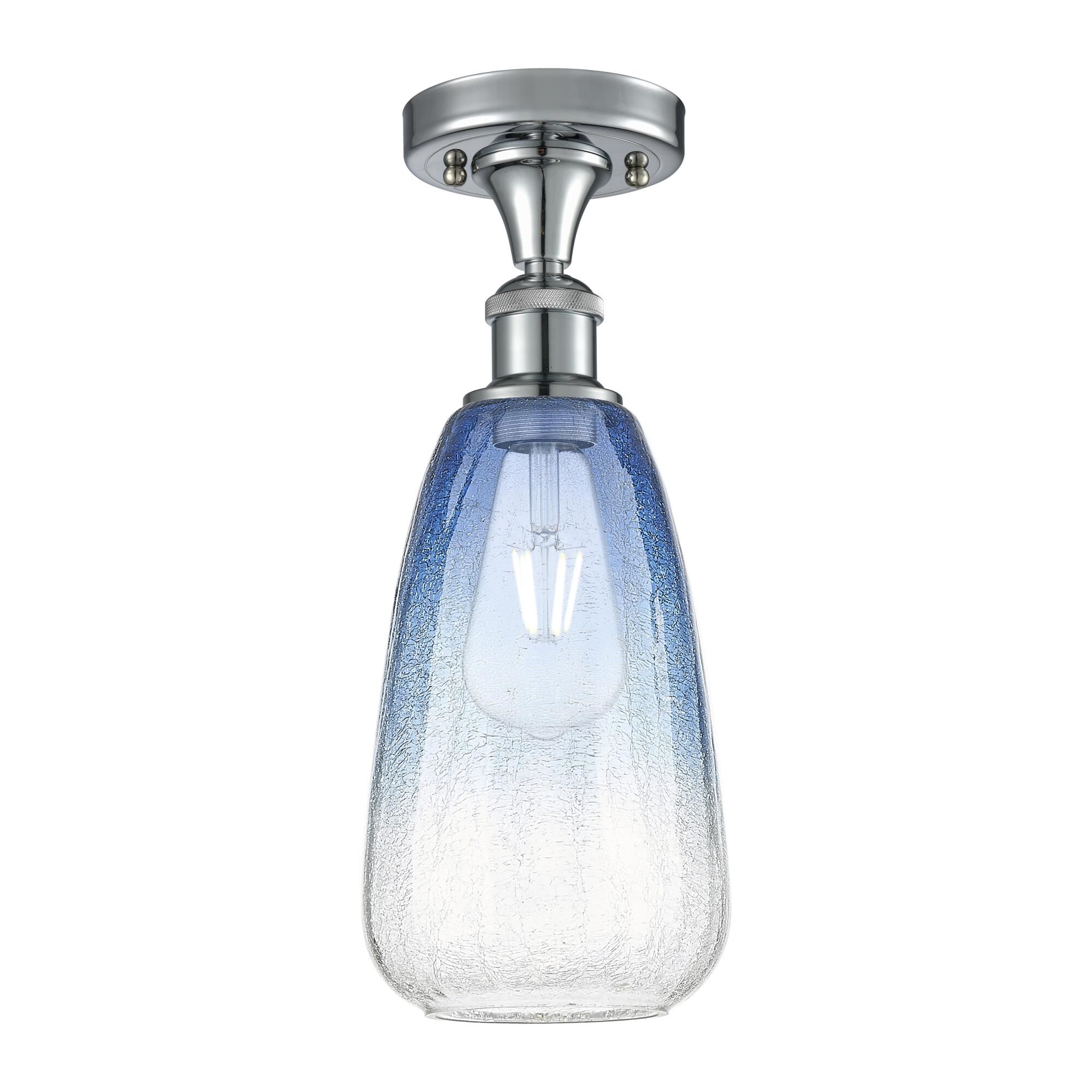 Bruno Marashlian Brookhaven Almond 6 Inch Semi Flush Mount by Innovations Lighting