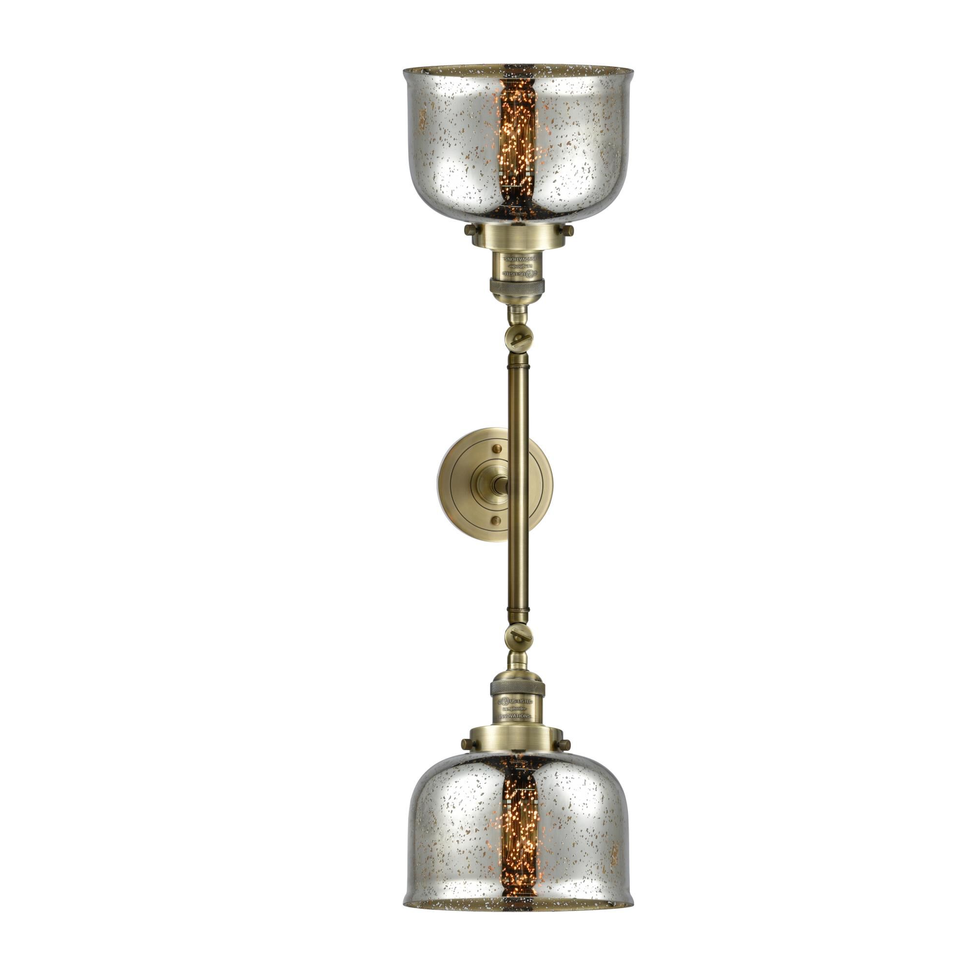 Bruno Marashlian Large Bell 18 Inch 2 Light Bath Vanity Light by Innovations Lighting