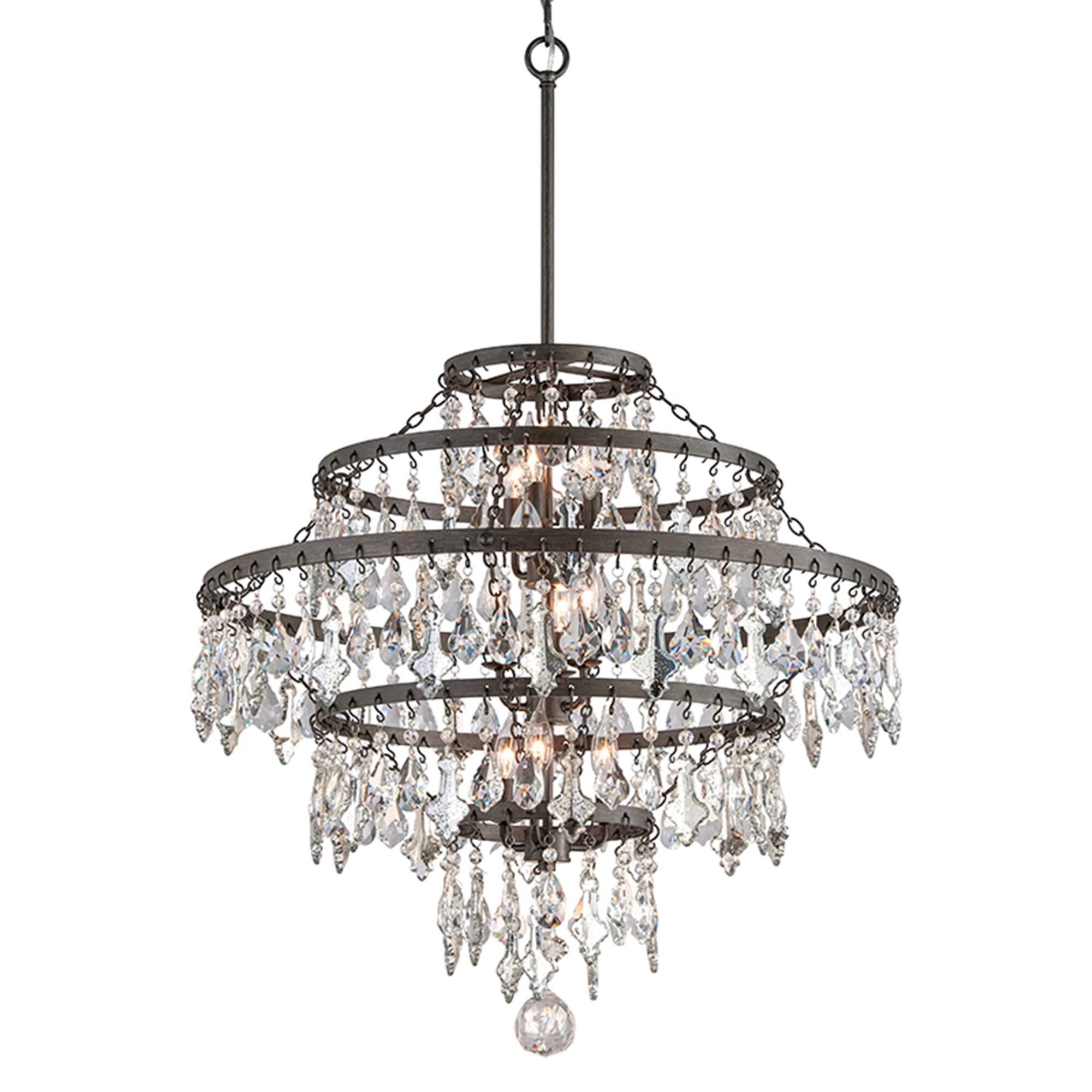 Meritage 30 Inch 9 Light Chandelier,
