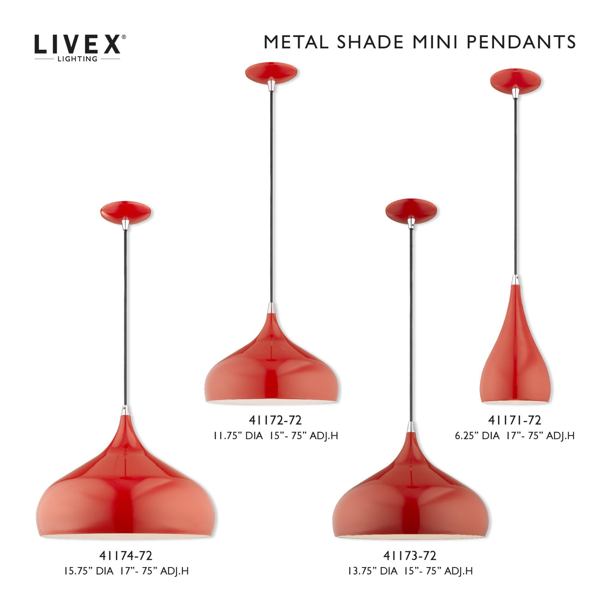 Mini Pendant by Livex Lighting