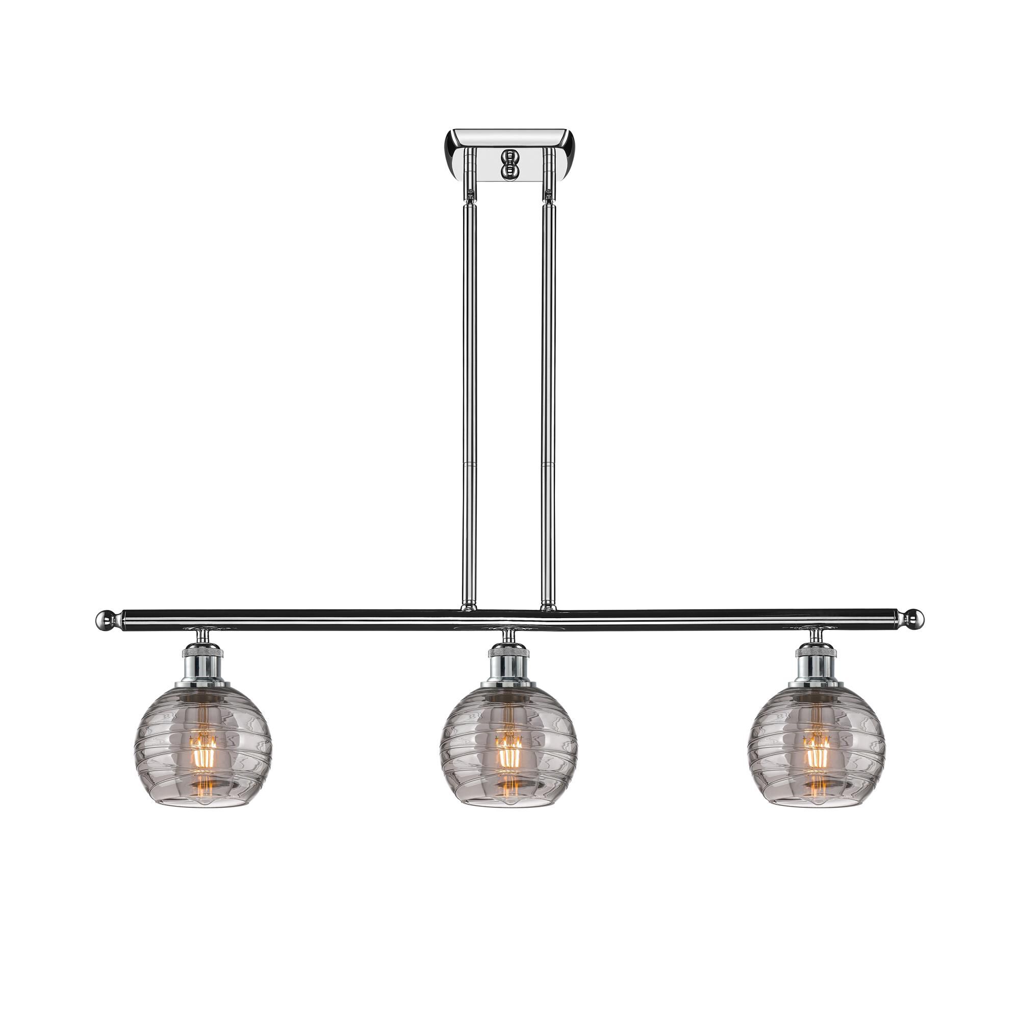 Bruno Marashlian Athens Deco Swirl 36 Inch Linear Suspension Light by Innovations Lighting