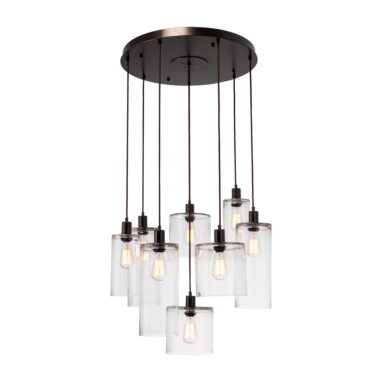 Apothecary 26 Inch 8 Light Multi Light Pendant by Hammerton Studio