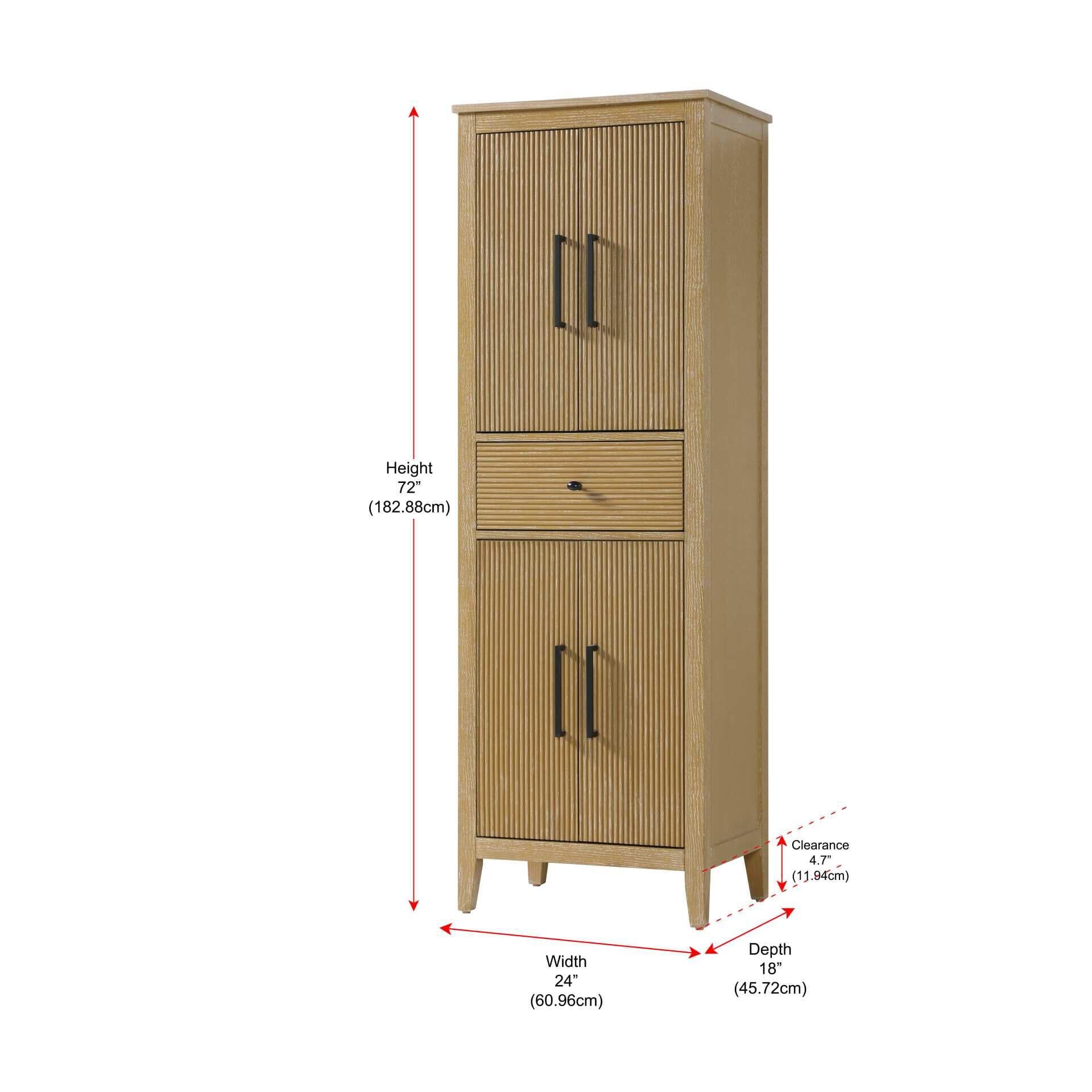 Blakely 72 Inch Storage Cabinet by Elegant Decor
