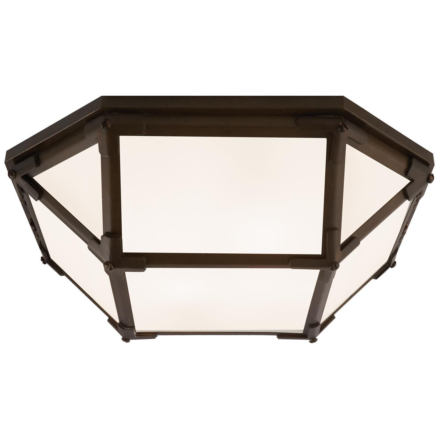 Suzanne Kasler Morris 15 Inch 2 Light Flush Mount by Visual Comfort Signature Collection