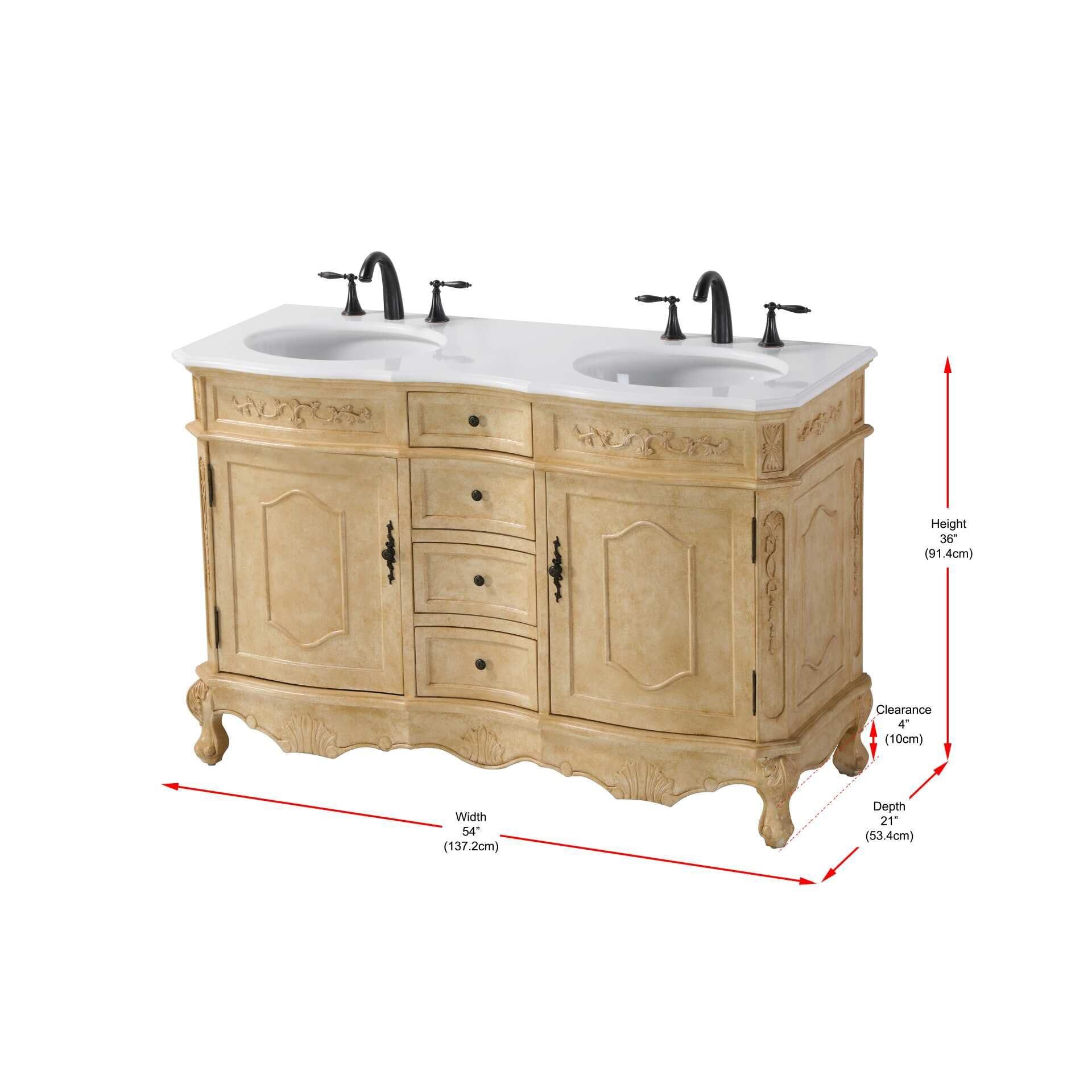 Shown in Antique Beige finish