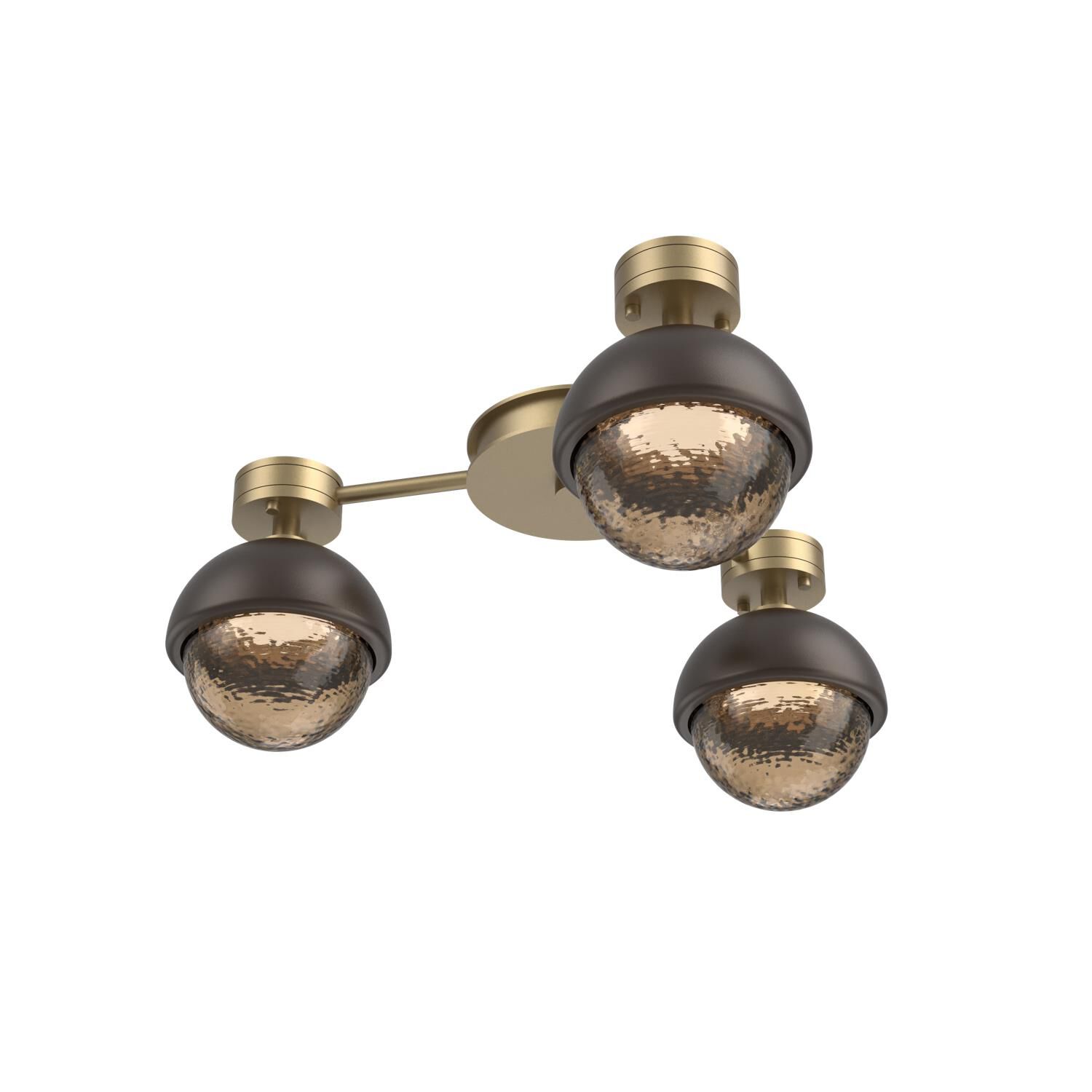 Levi Wilson Cabochon 23 Inch Flush Mount by Hammerton Studio
