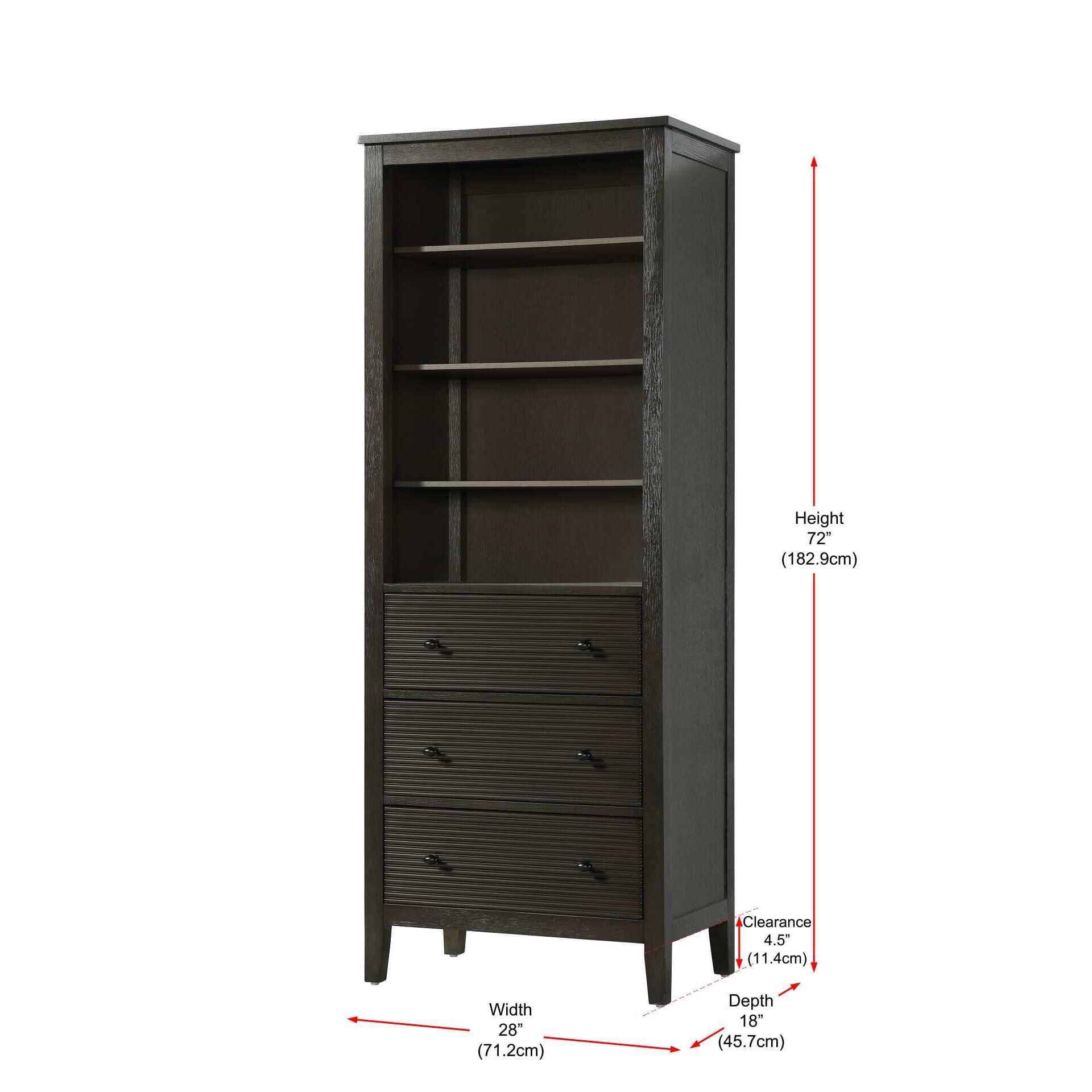 Blakely 72 Inch Storage Cabinet by Elegant Decor