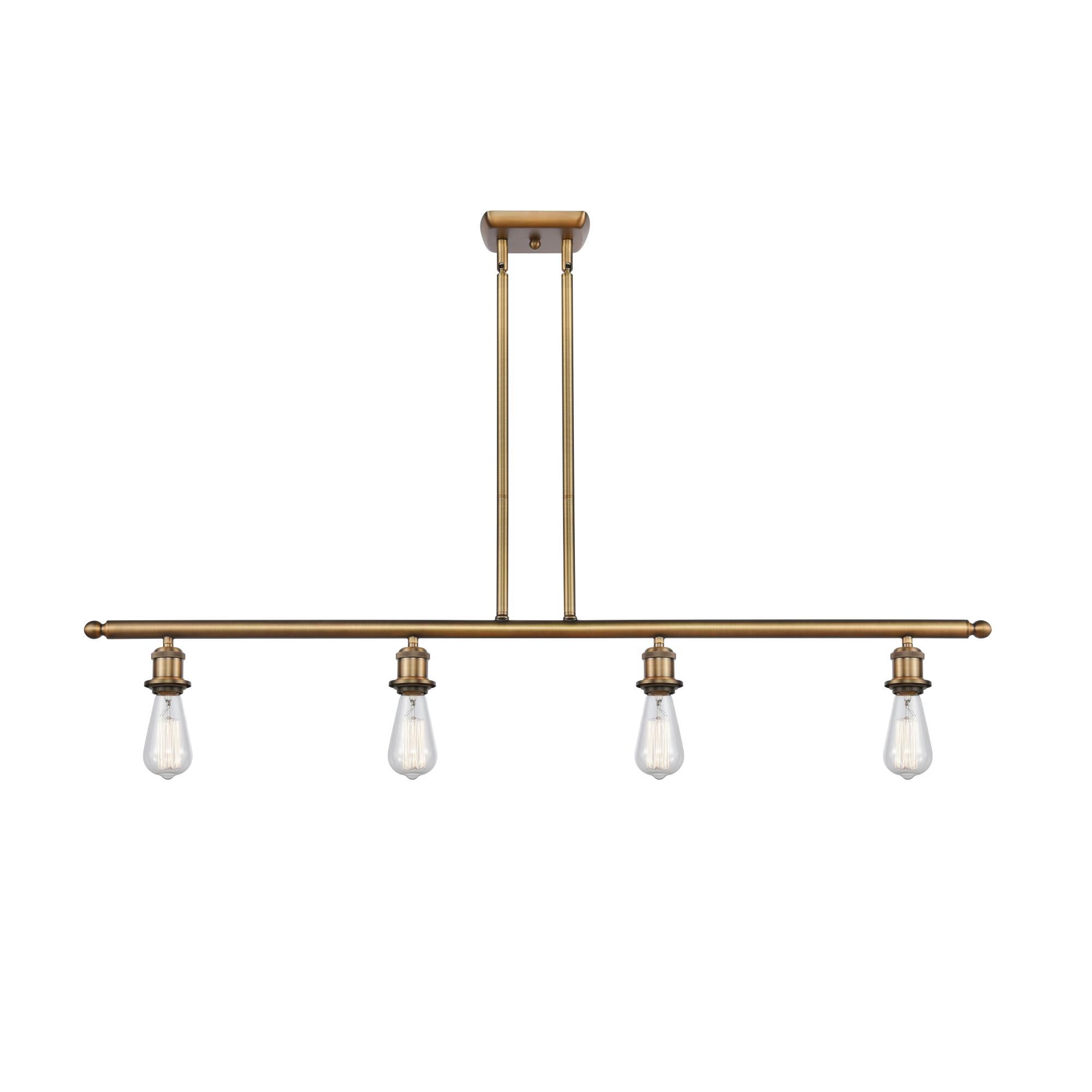 Bruno Marashlian Bare Bulb 48 Inch 4 Light Linear Suspension Light by Innovations Lighting