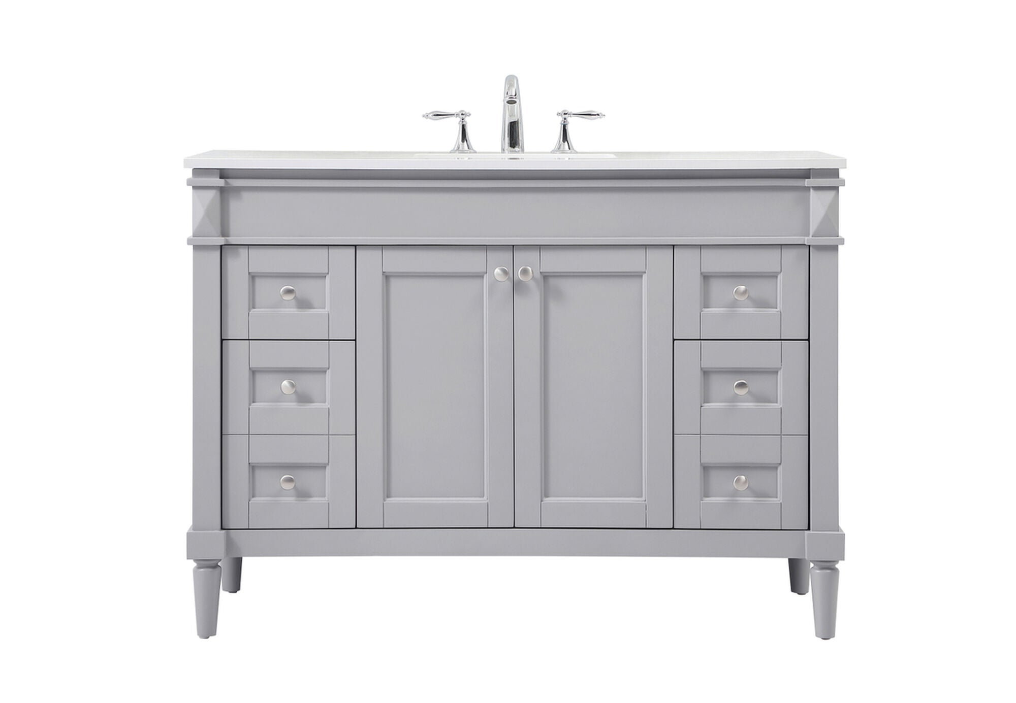 Shown in Grey finish