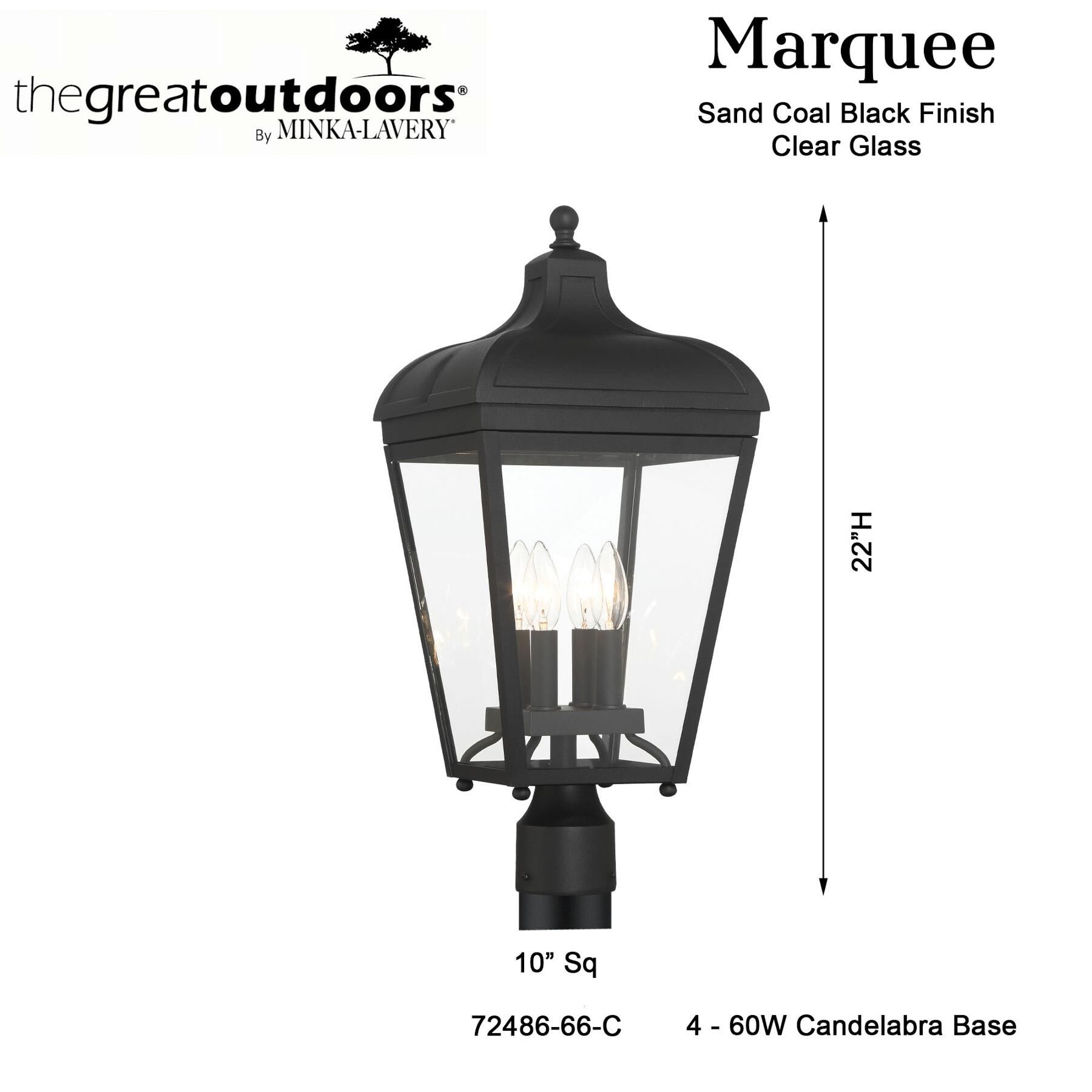 Marquee 22 Inch Outdoor Wall Light by Minka Lavery