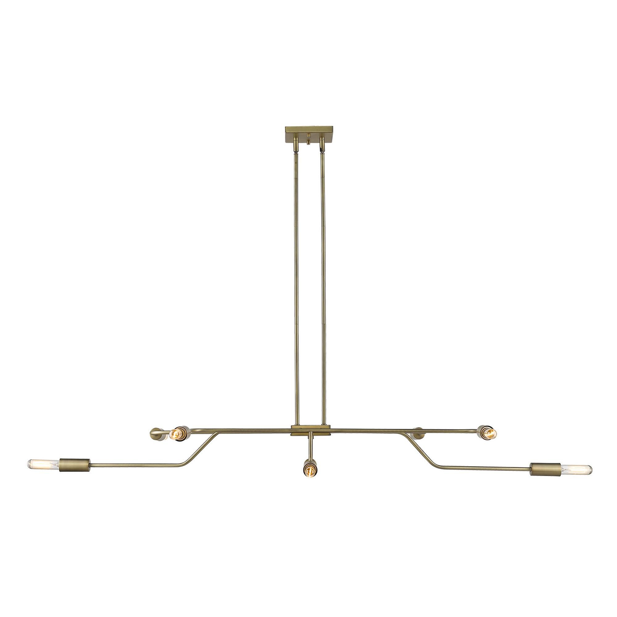 Perret 60 Inch 8 Light Linear Suspension Light by Trend Lighting