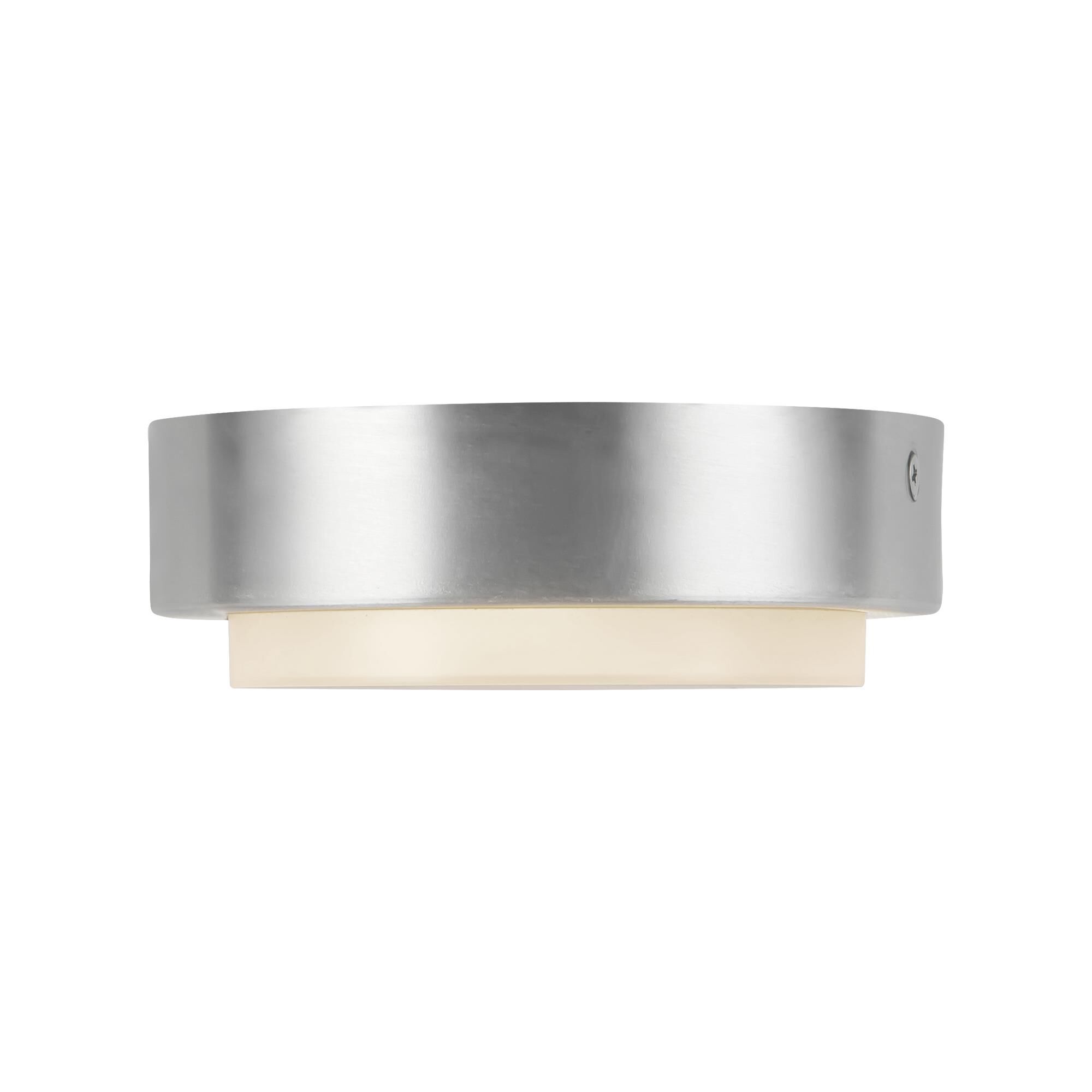 Shown in Brushed Nickel finish and Frosted Polycarbonate Diffuser glass