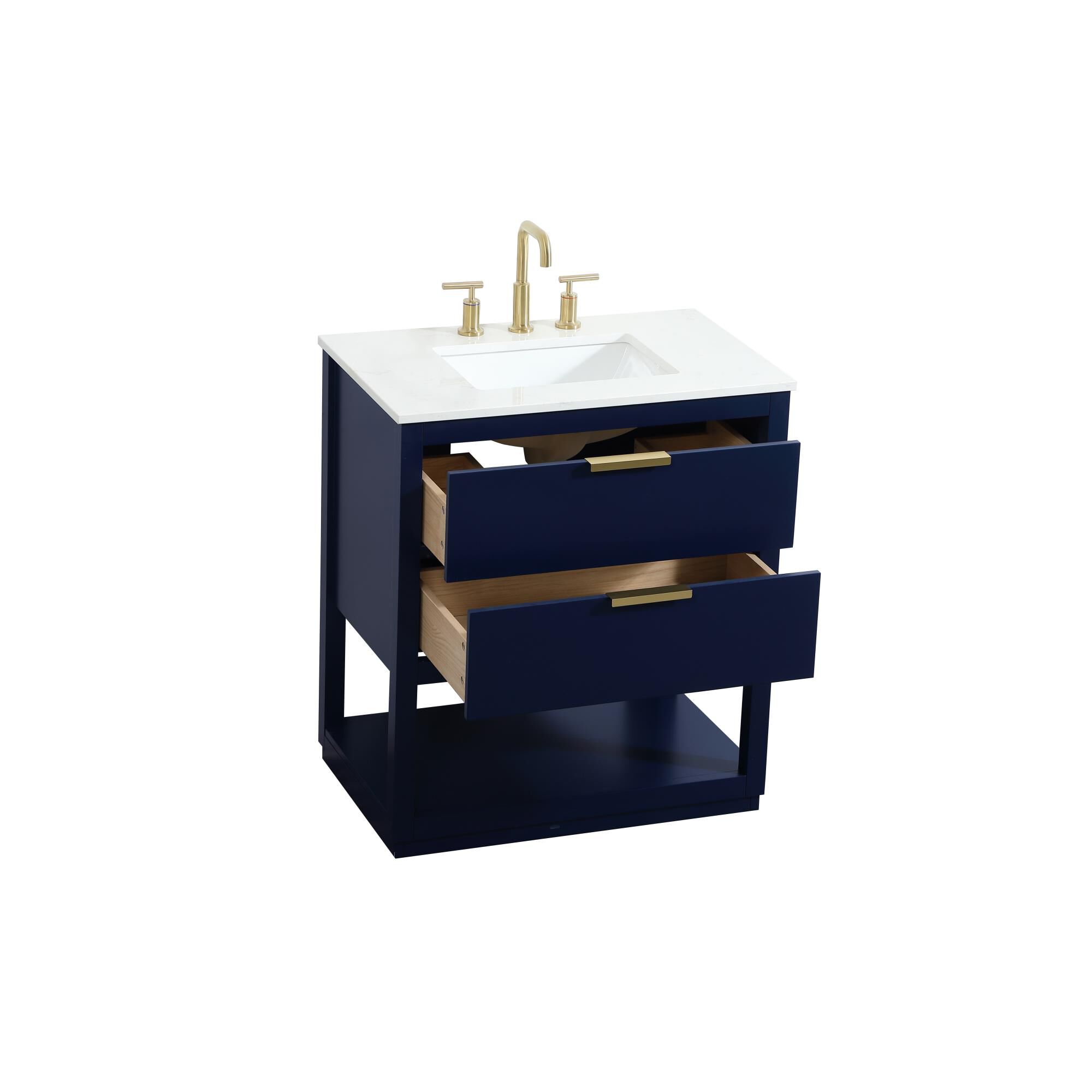 Shown in Blue finish