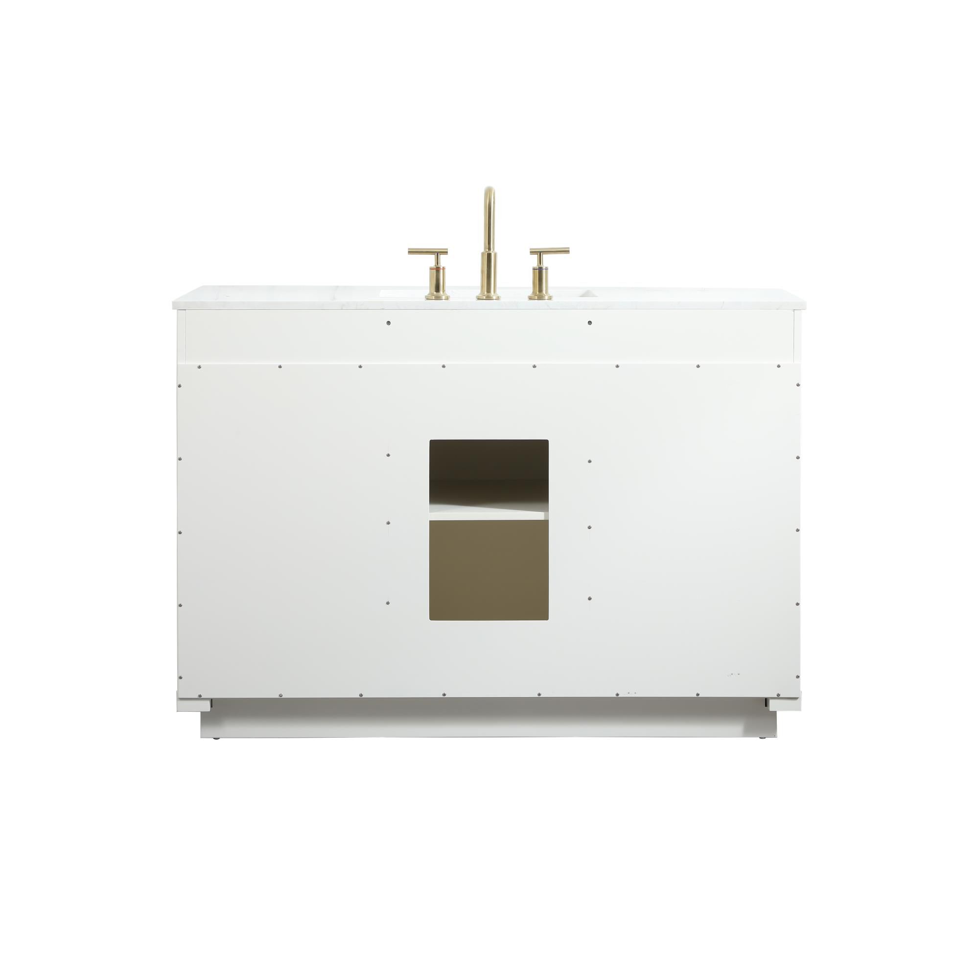 Shown in White finish