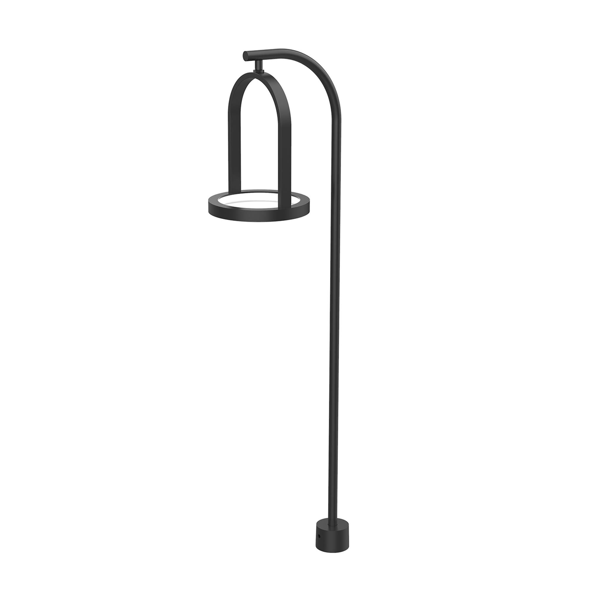 Shown in Black finish and Frosted Acrylic glass