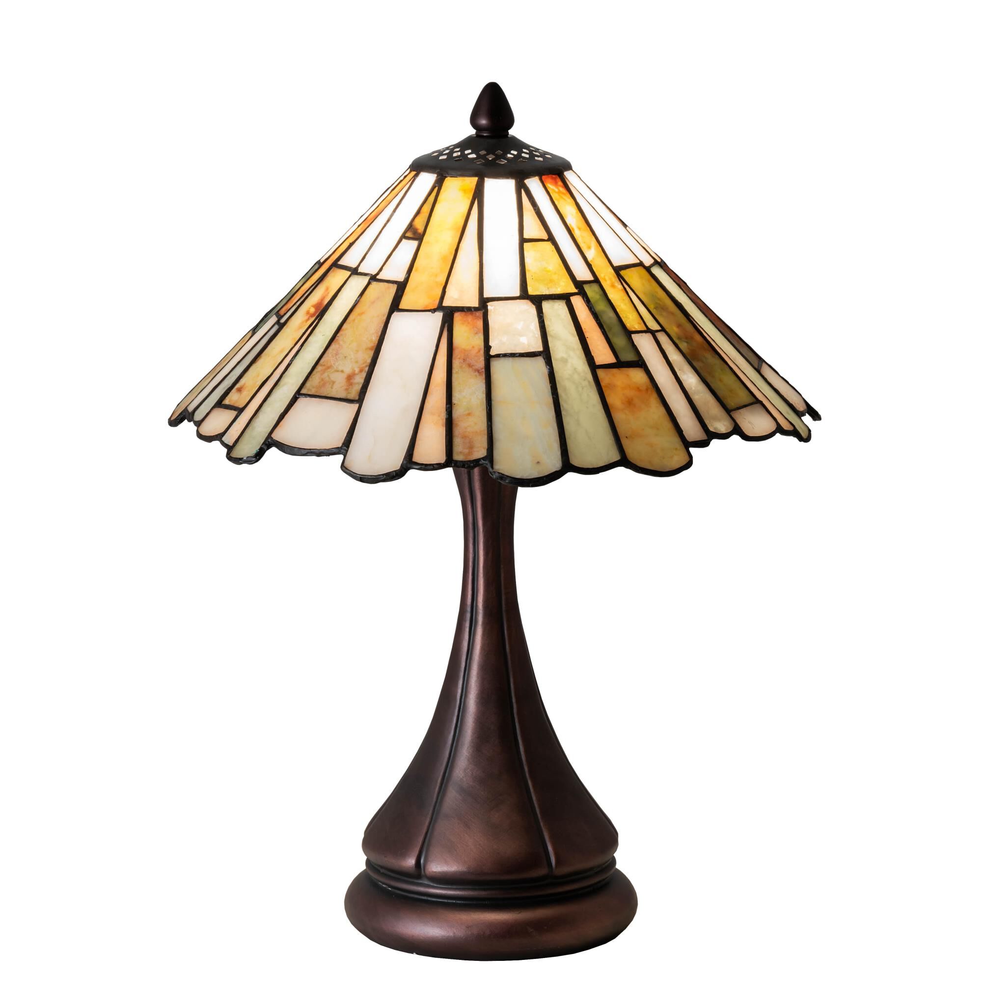 Jadestone Delta 17 Inch Table Lamp by Meyda Lighting