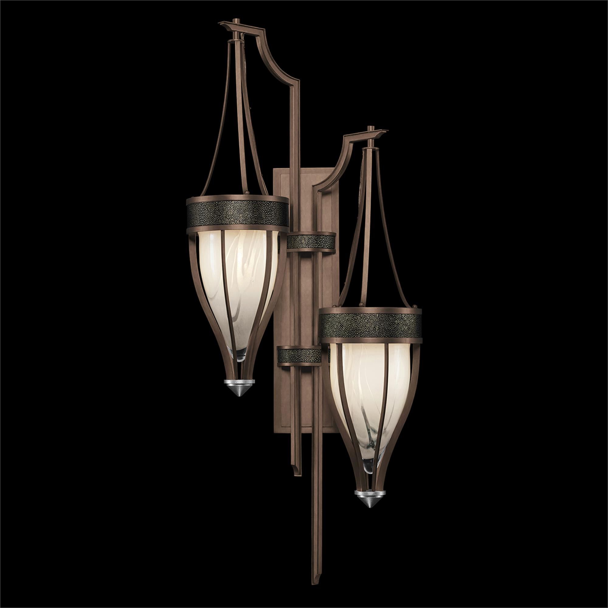 Shown in Bronze and Nickel  finish and Black Knight accent