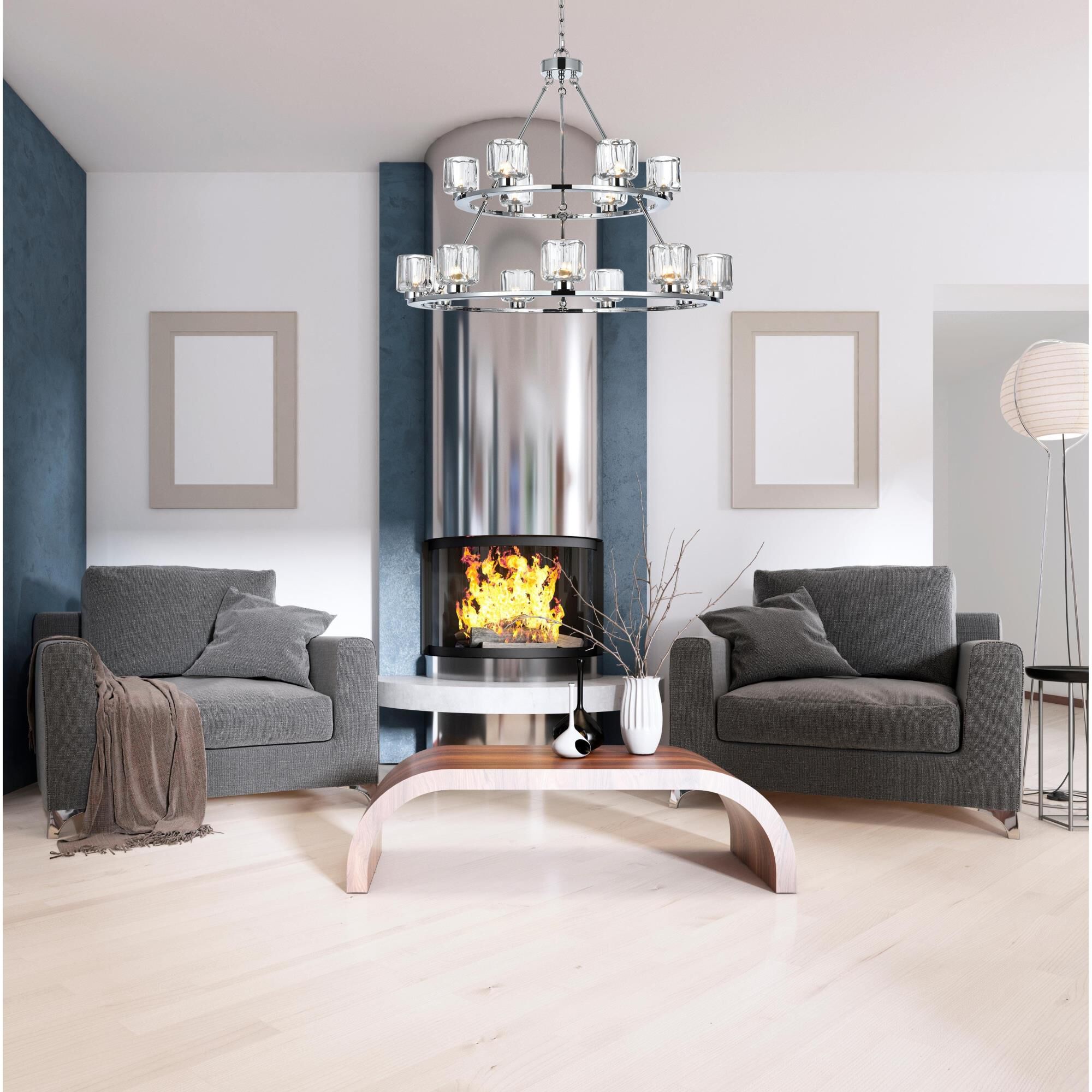 Cadence 36 Inch Chandelier by Elegant Lighting