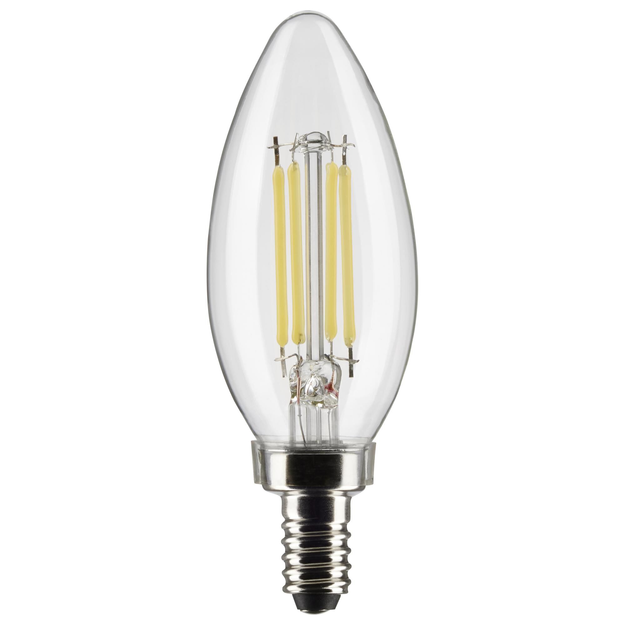 Dimmable 5.5 Watt 4000K B11 LED Light Bulb by Satco