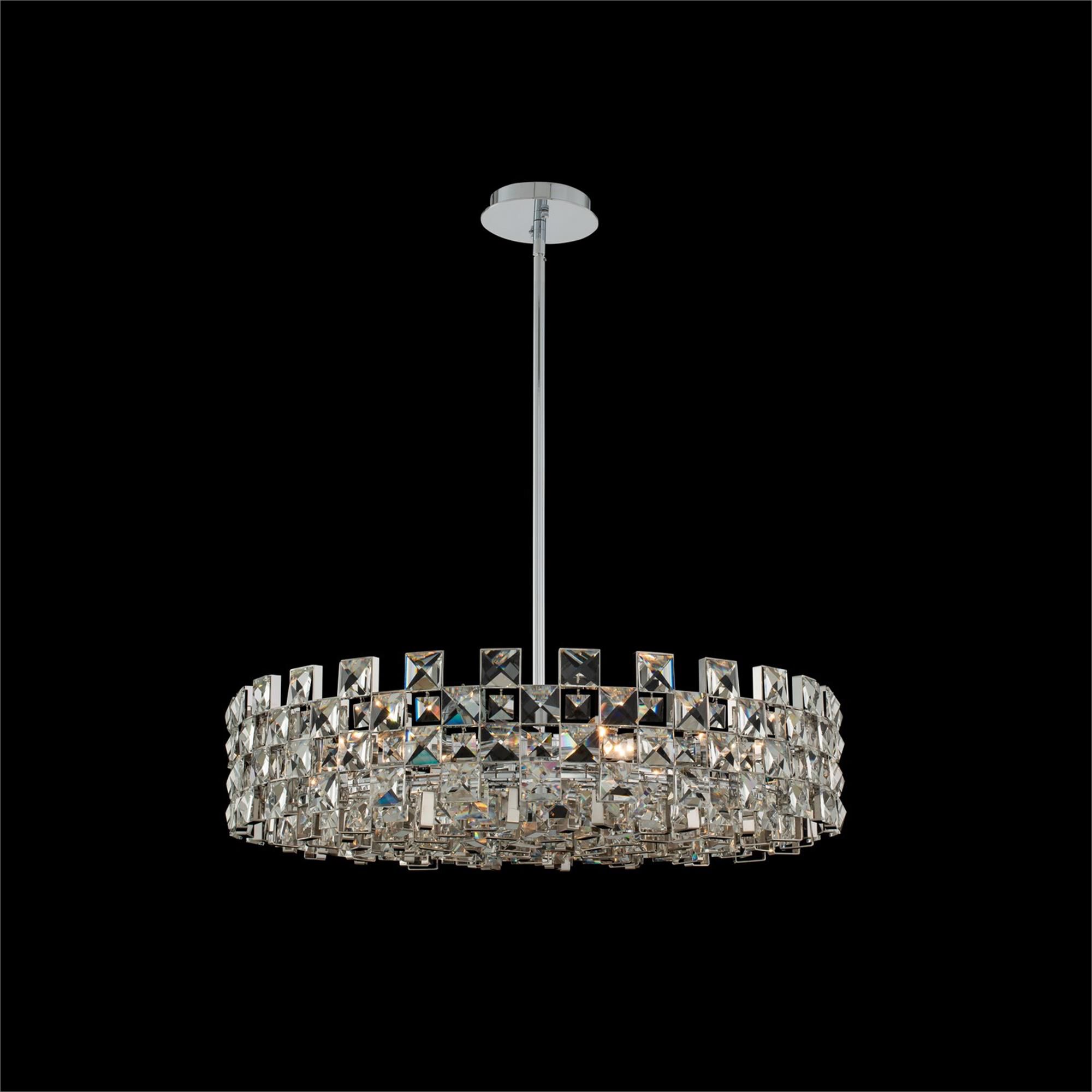 Shown in Polished Chrome finish and Firenze crystal