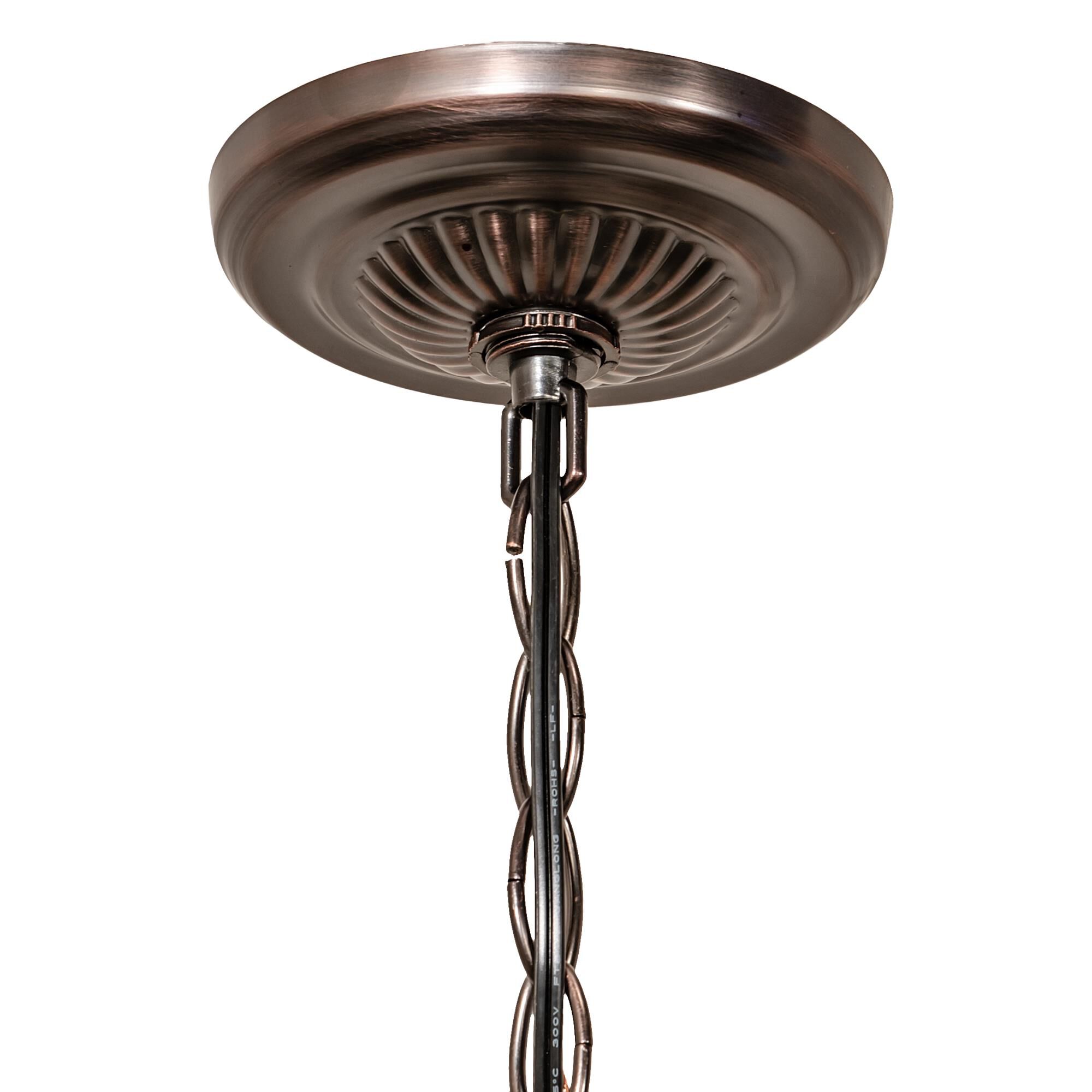 Tiffany Hanginghead Dragonfly 22 Inch Large Pendant by Meyda Lighting