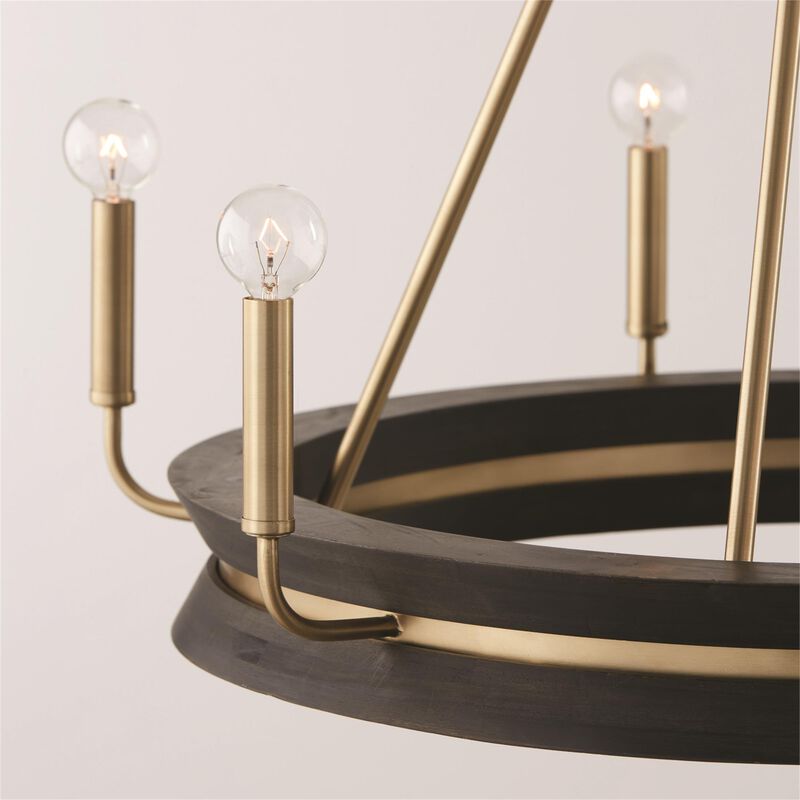 Finn 31 Inch 6 Light Chandelier by Capital Lighting Fixture Company