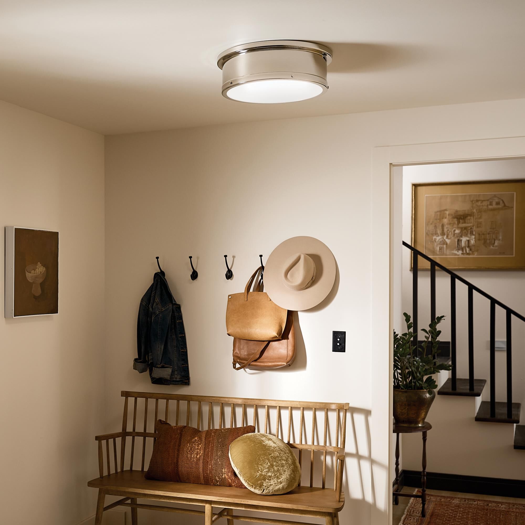 Serca 3 Light Flush Mount by Kichler Lighting