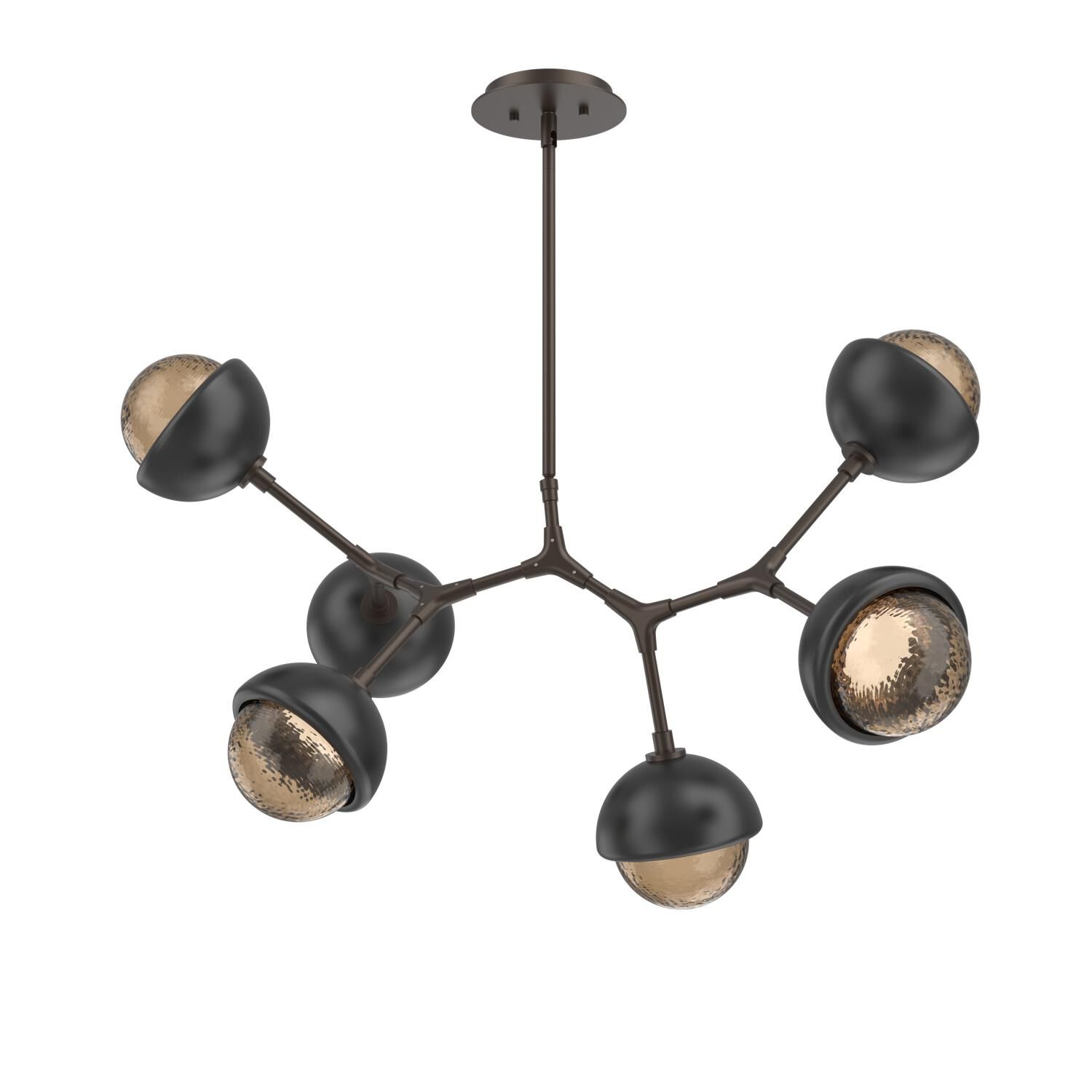 Shown in Flat Bronze finish and Bronze glass and Matte Black accent