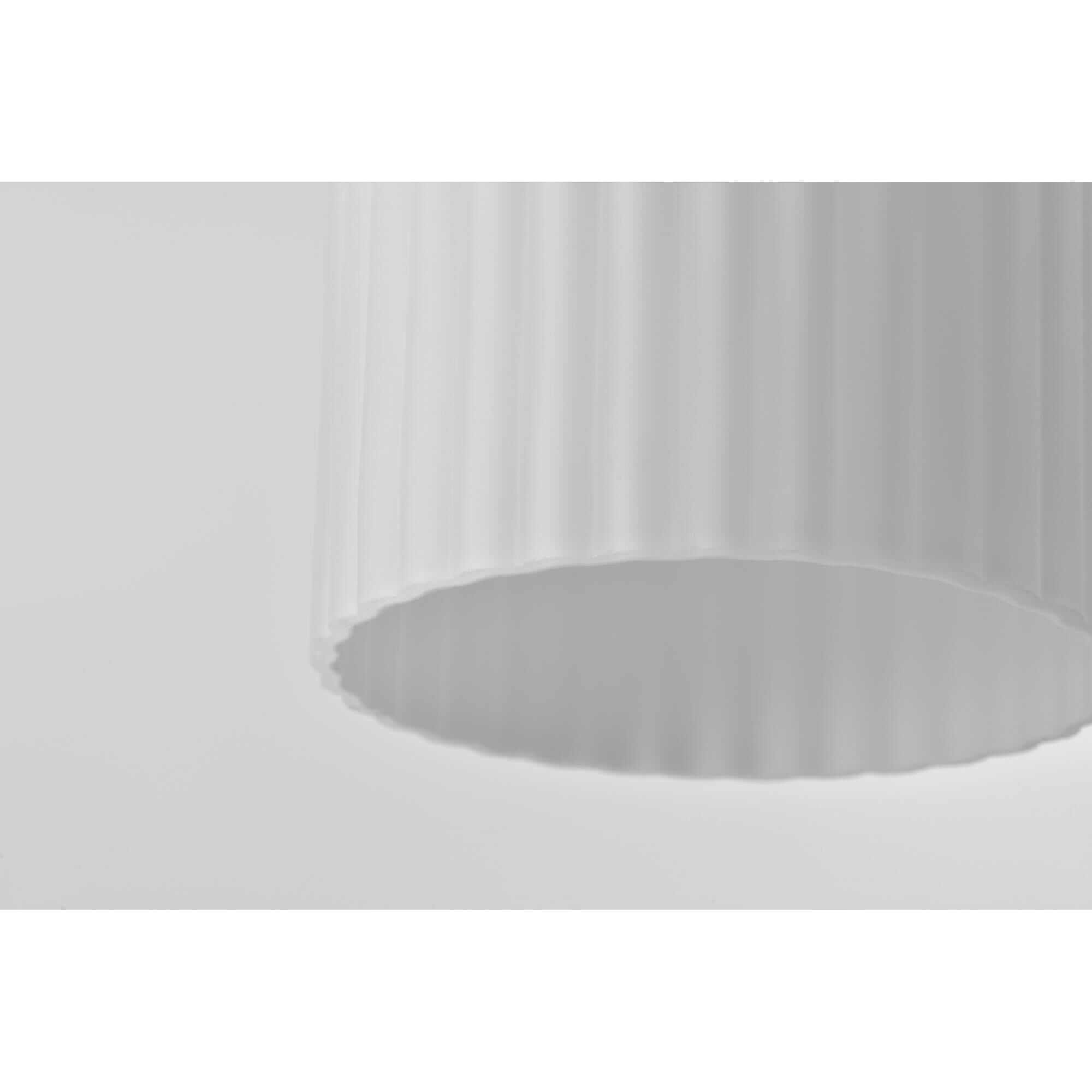 Shown in Natural Brass finish and Frosted Ribbed glass