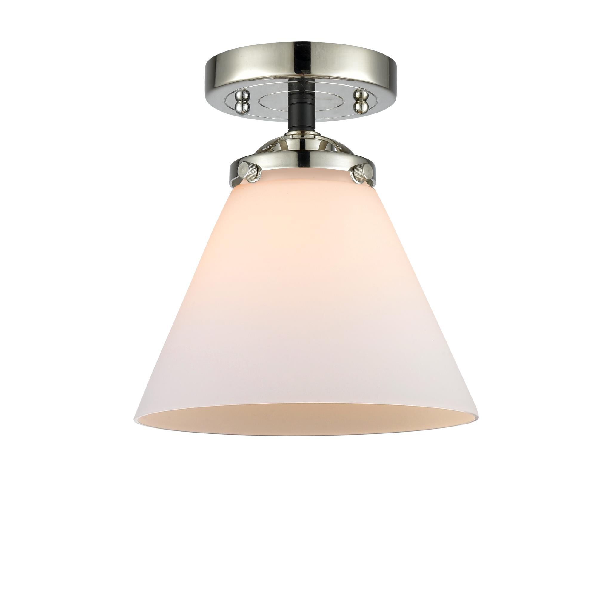 Bruno Marashlian Cone 7 Inch 1 Light Semi Flush Mount by Innovations Lighting