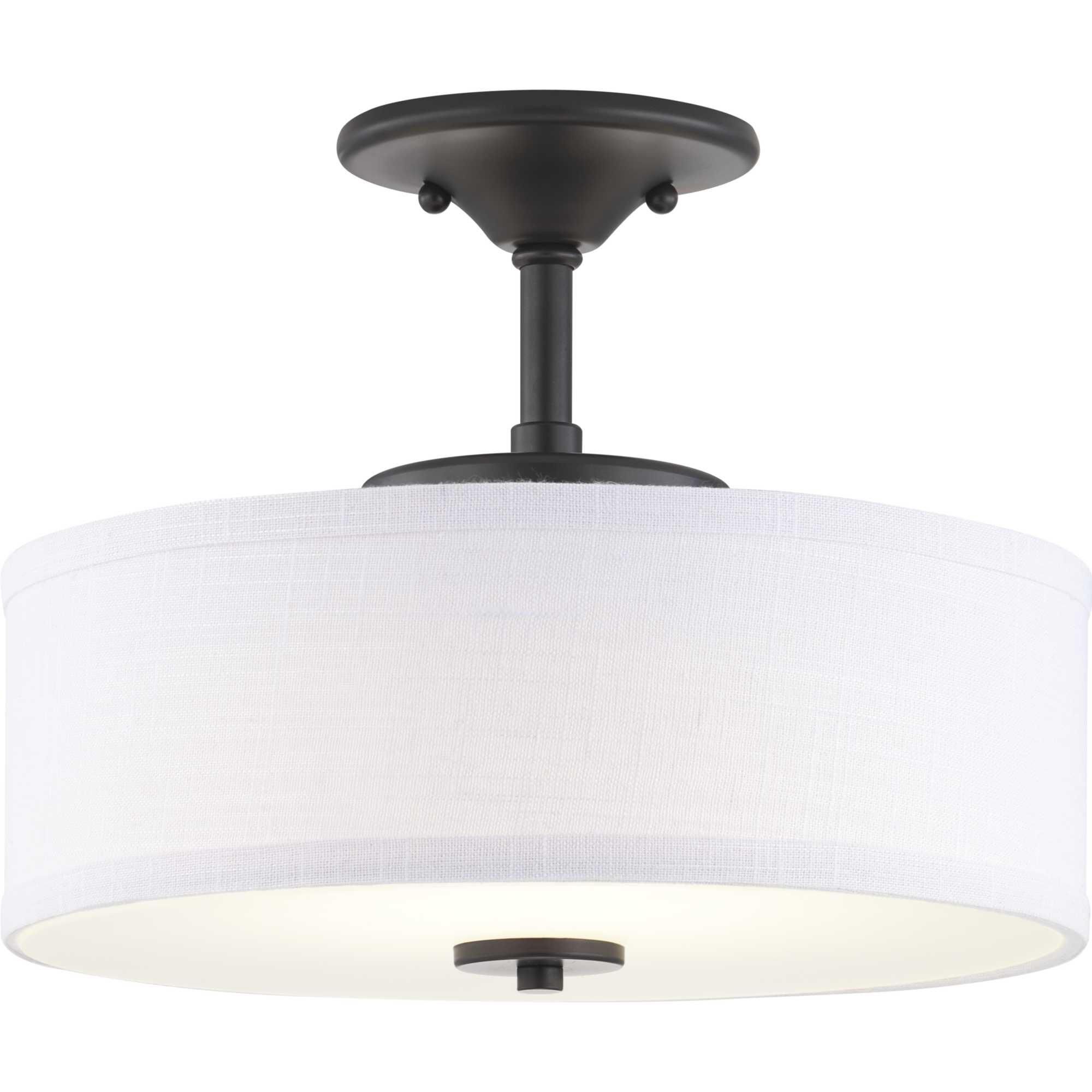 Shown in Graphite finish and Summer Linen glass and Fabric shade