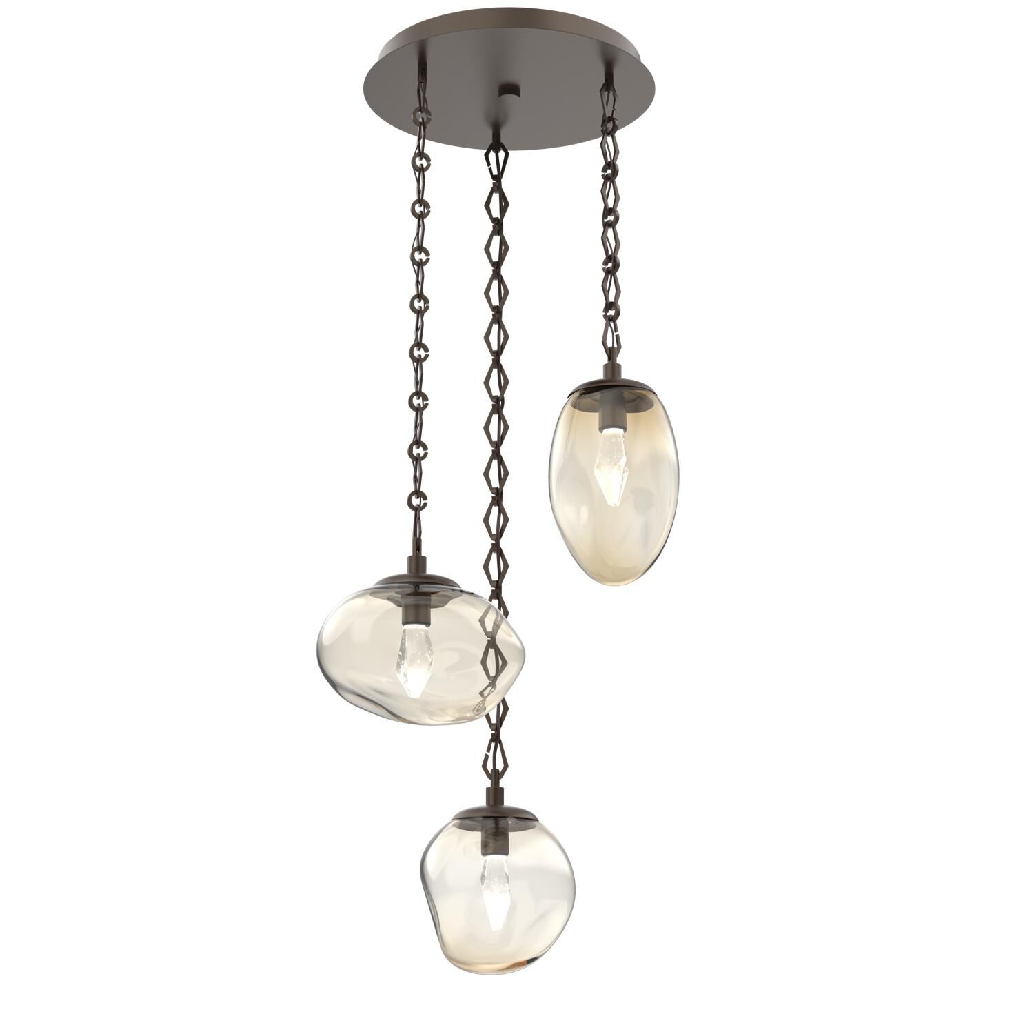 Levi Wilson Cosmos Led 22 Inch Multi Light Pendant by Hammerton Studio