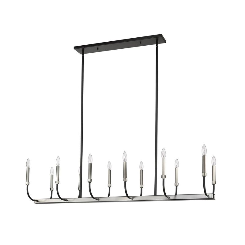 Haylie 56 Inch 12 Light Linear Suspension Light by Z-Lite