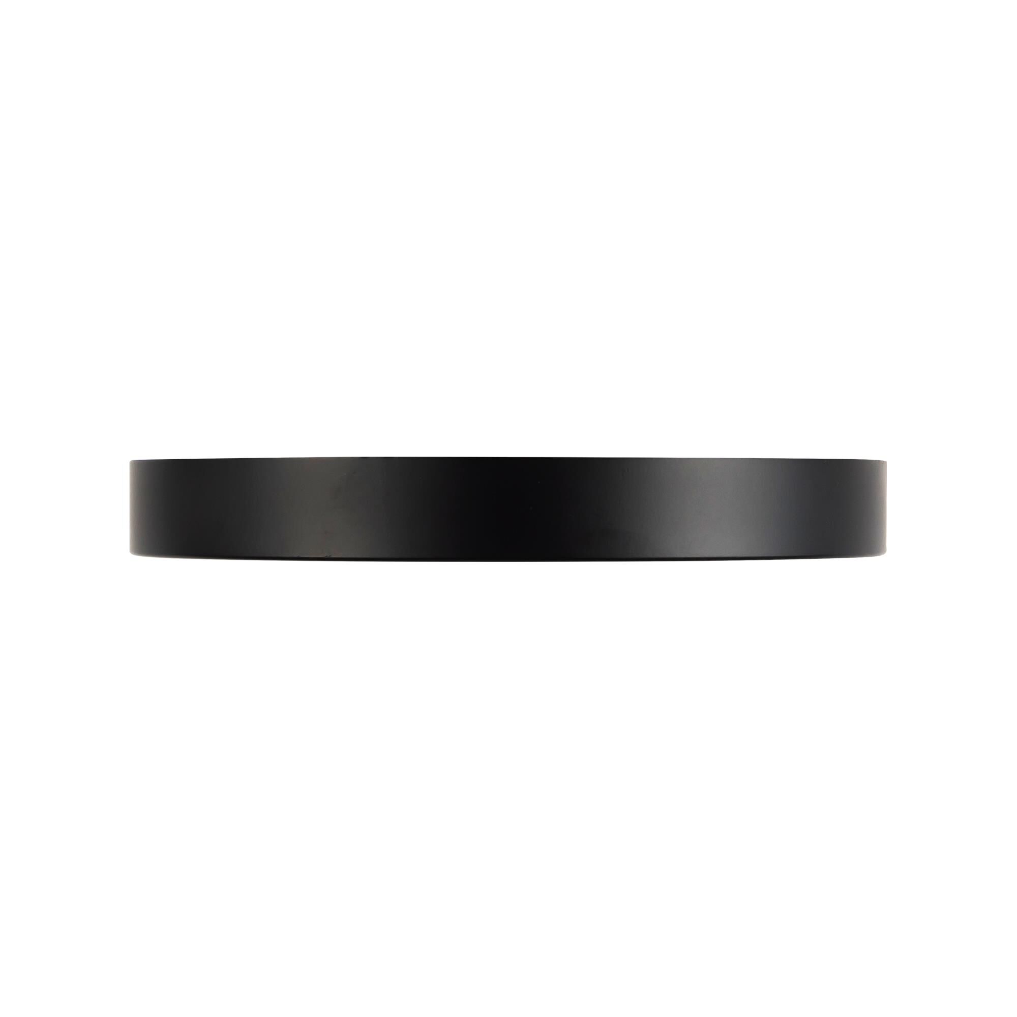 Shown in Matte Black finish and Alabaster glass
