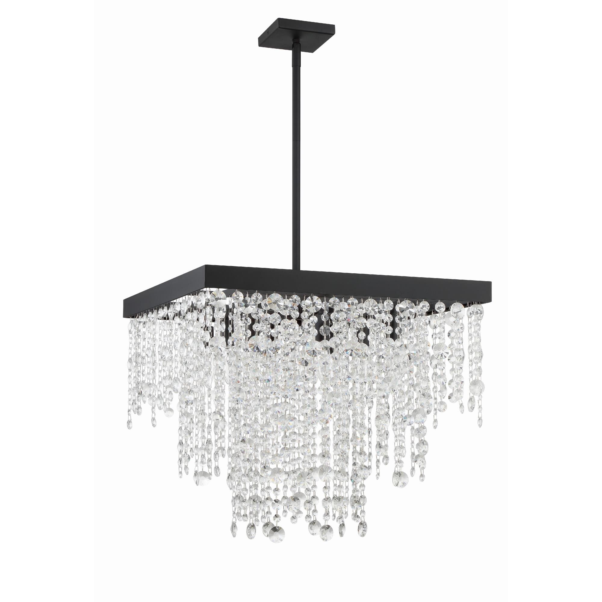 Winham 22 Inch 8 Light Mini Chandelier by Crystorama