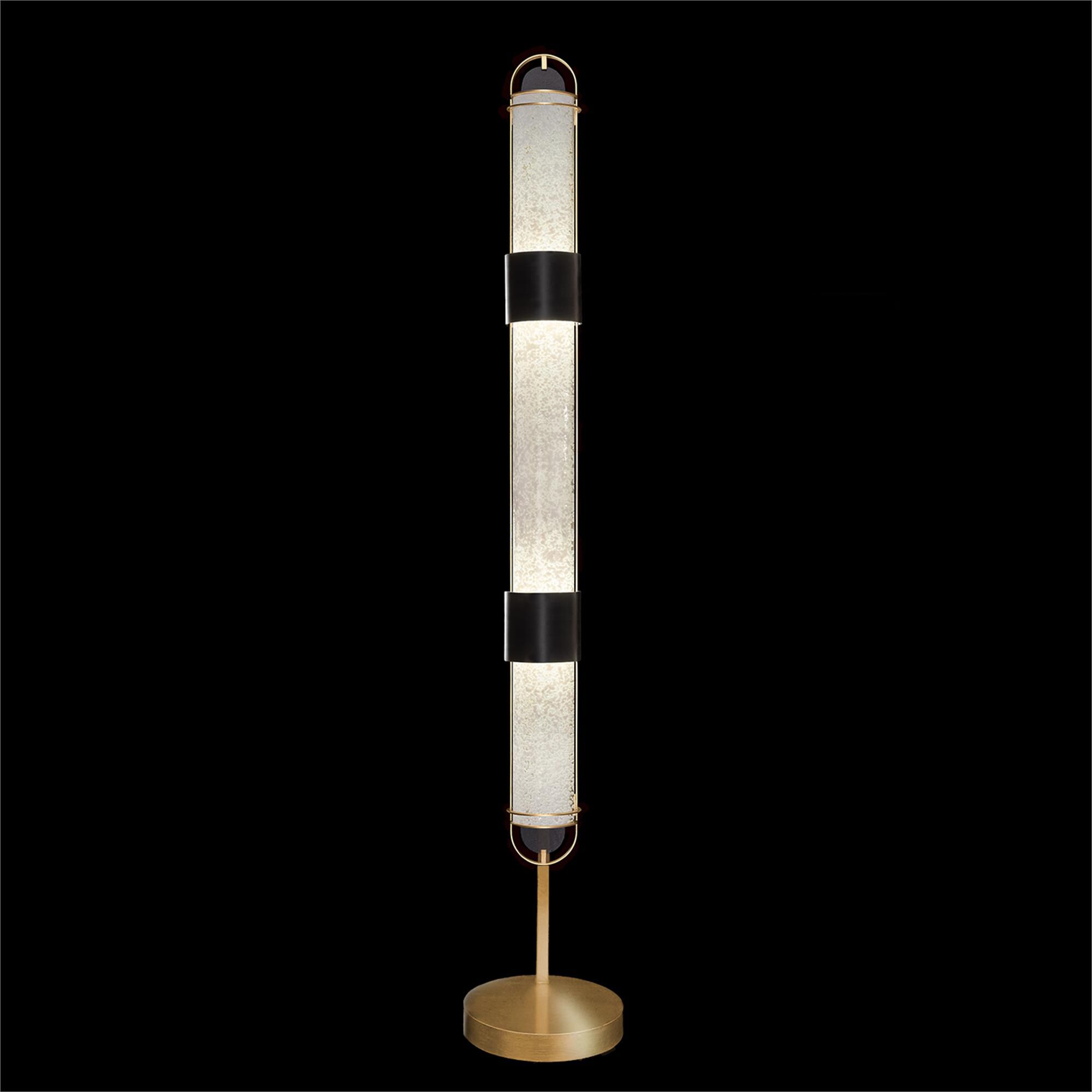 Shown in Black and Gold finish and Bahama Sand glass