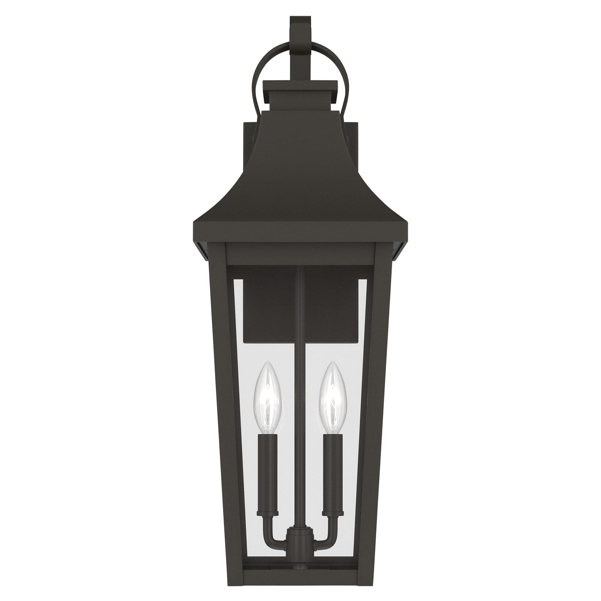 Shown in Olde Bronze finish and Clear glass