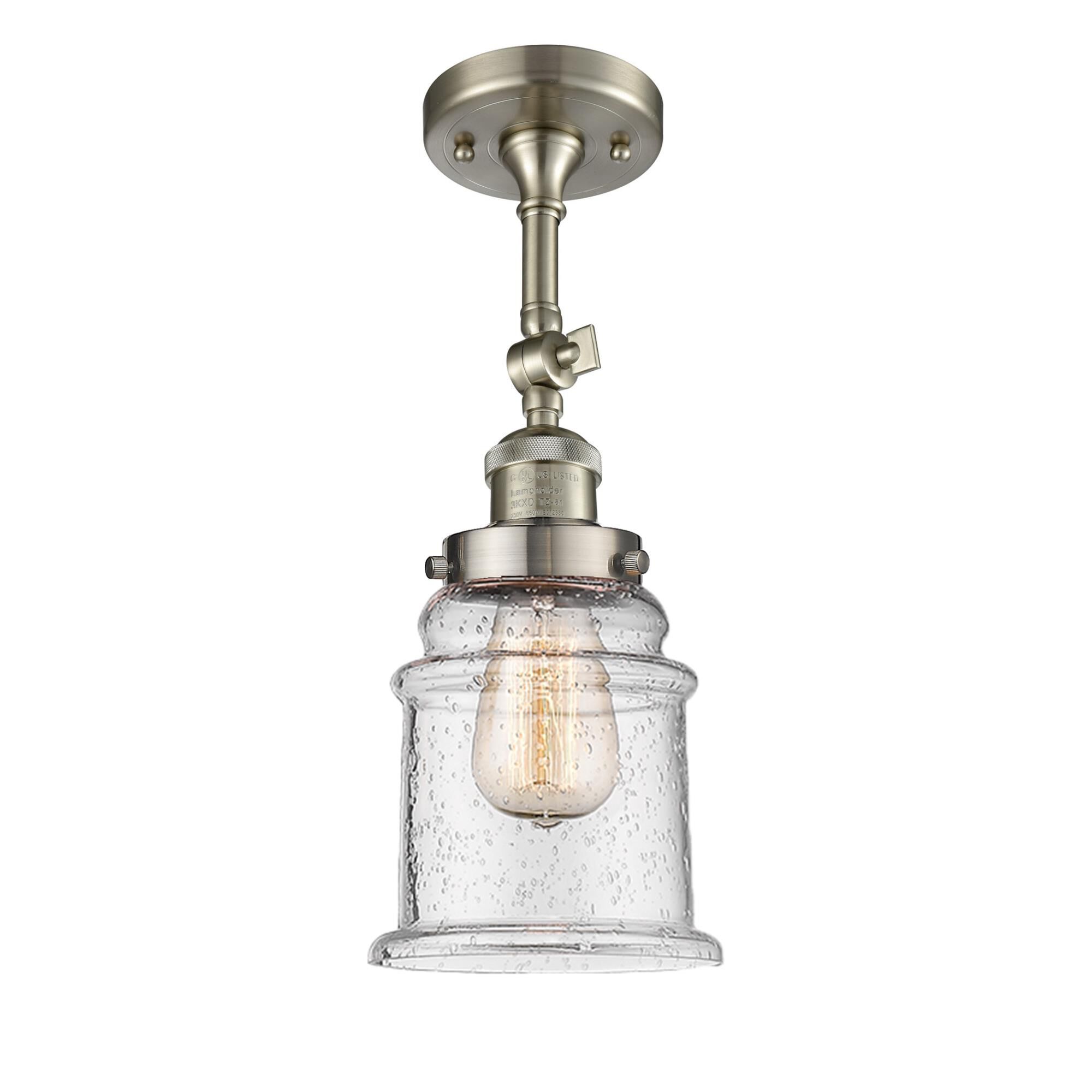 Bruno Marashlian Canton 6 Inch 1 Light Semi Flush Mount by Innovations Lighting