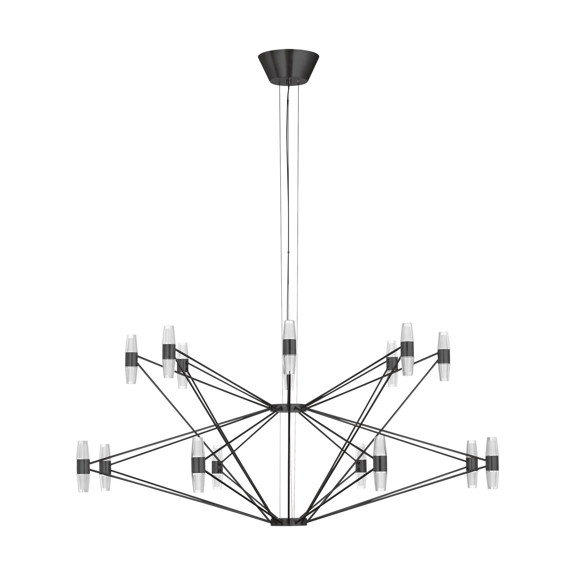 Sean Lavin Lassell 46 Inch 48 Light Chandelier by Visual Comfort Modern Collection
