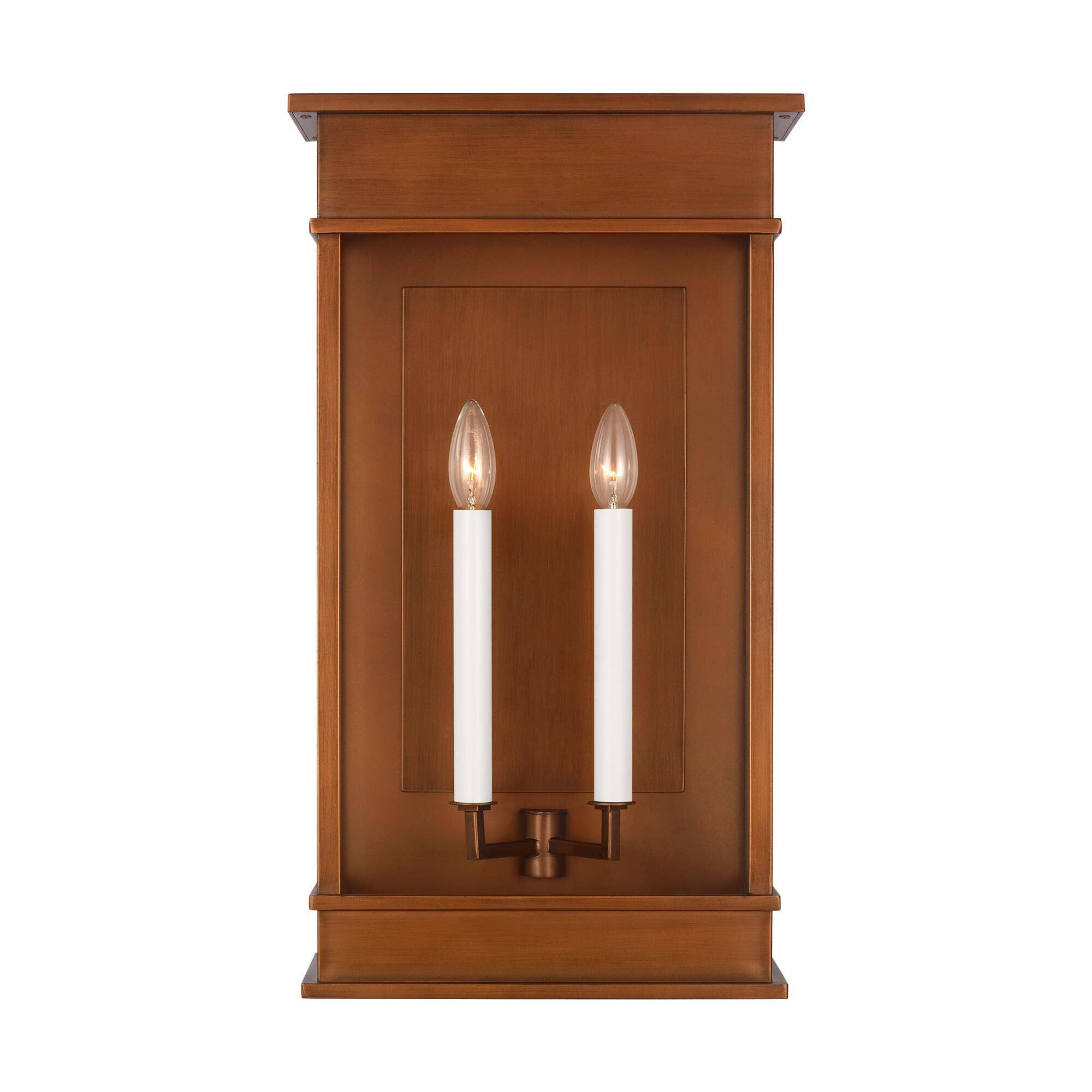 Shown in Natural Copper finish and Clear glass