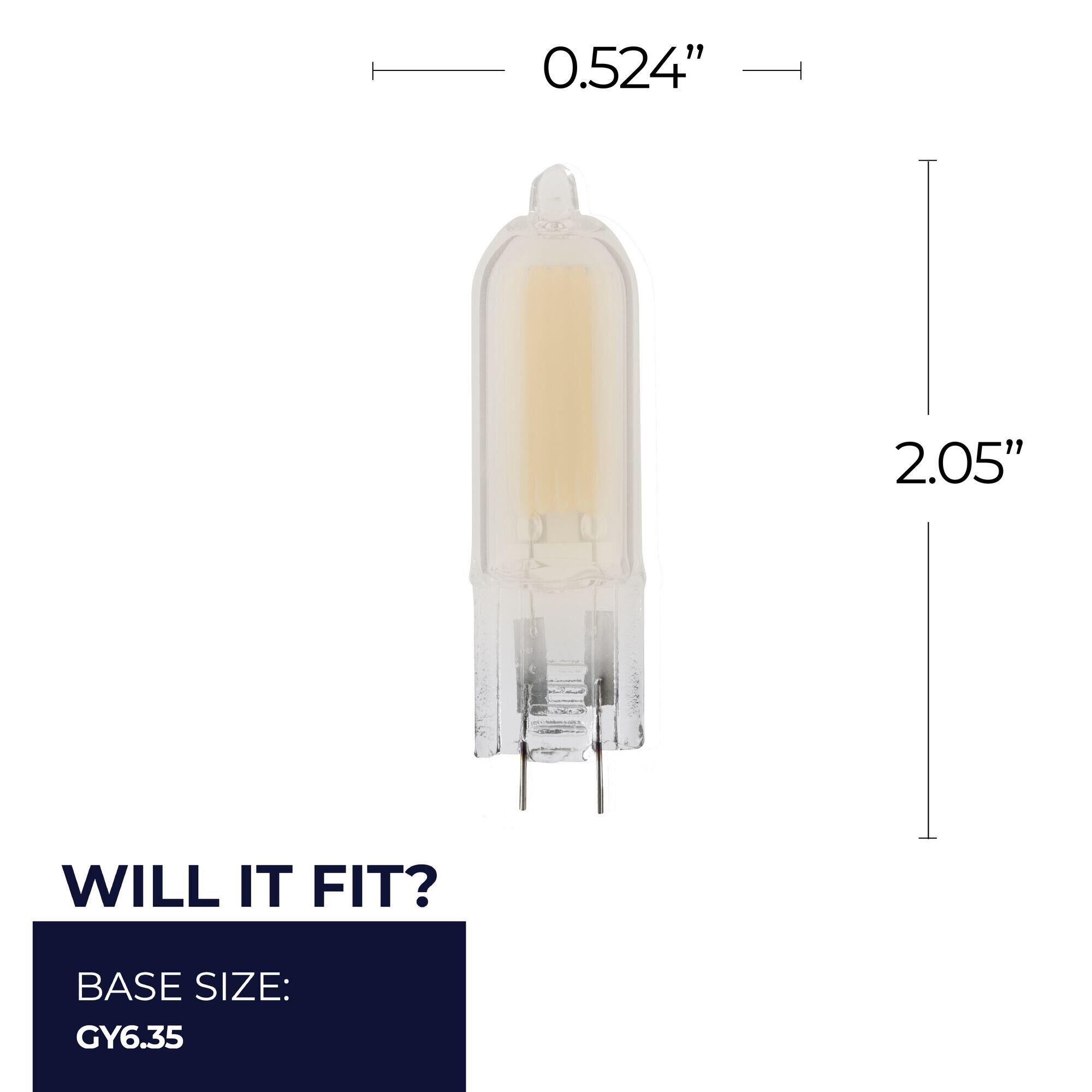 Frost T5 Base G6.35 3000K LED Light Bulb by Bulbrite