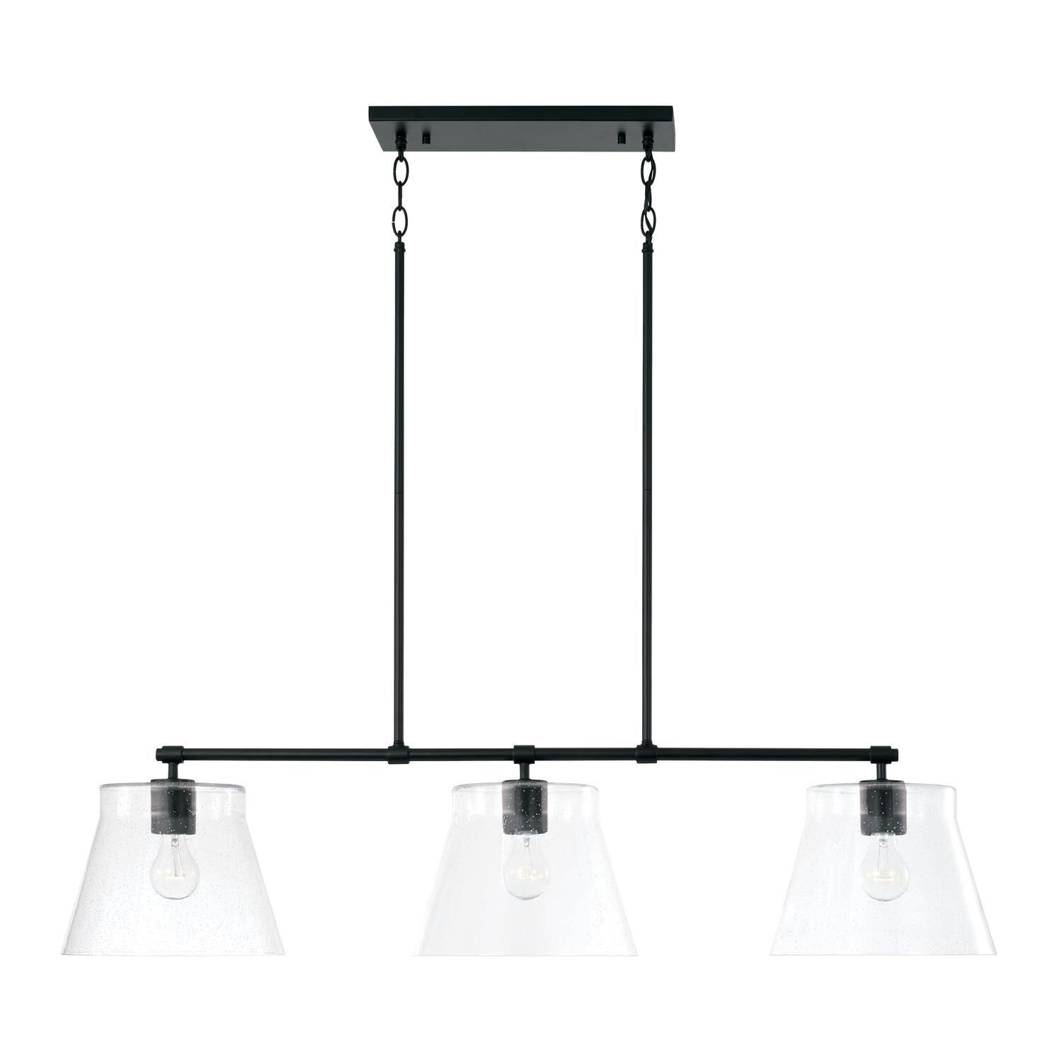 Baker 44 Inch 3 Light Linear Suspension Light by Homeplace by Capital Lighting Fixture Company