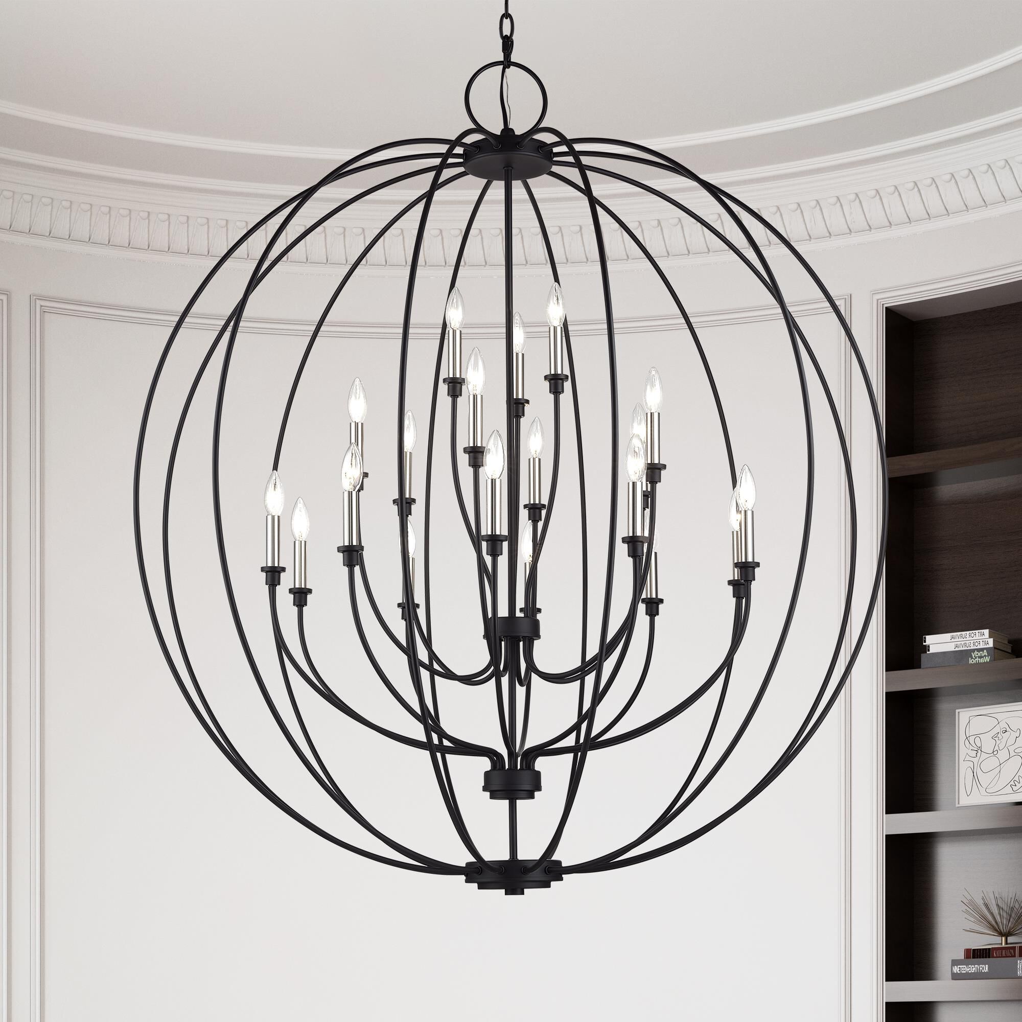 Milania 48 Inch Cage Pendant by Livex Lighting